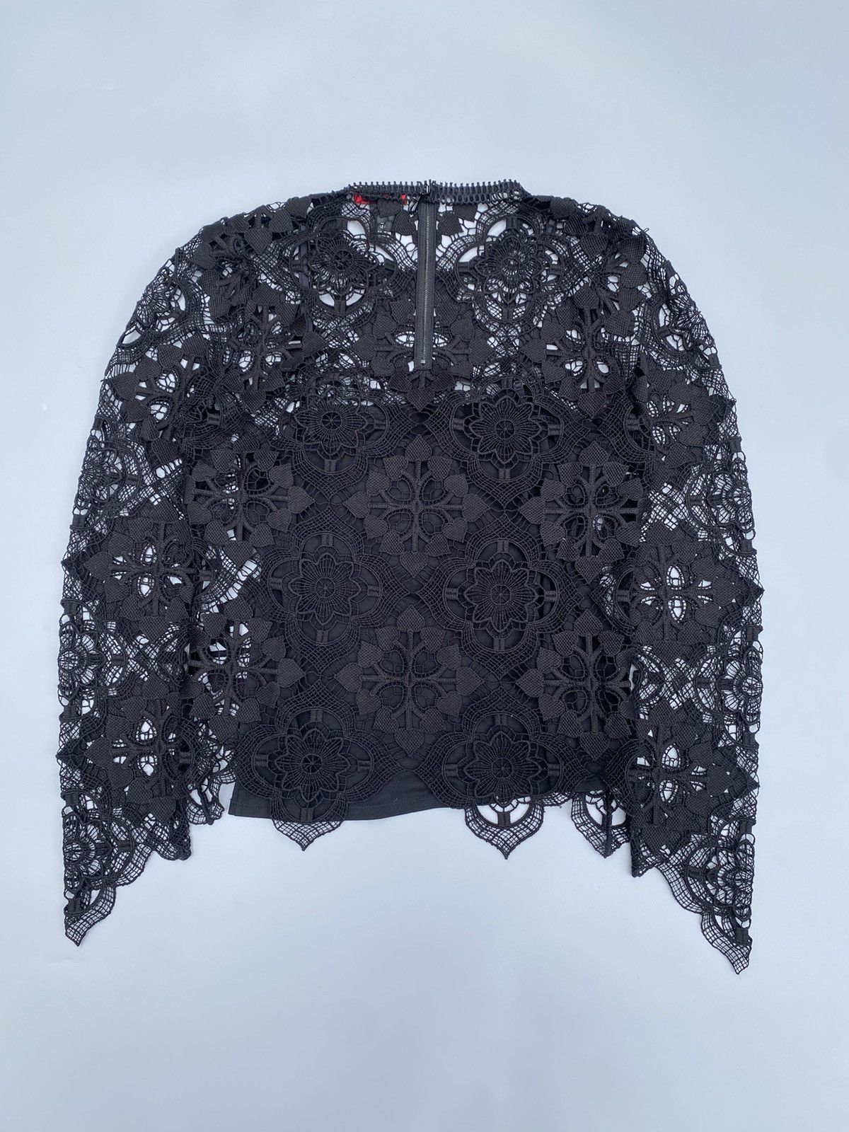 Vivienne Tam Vintage Vivienne Tam- Lace Blouse Long Sleeves Size M / US 6-8 / IT 42-44 - 13 Thumbnail