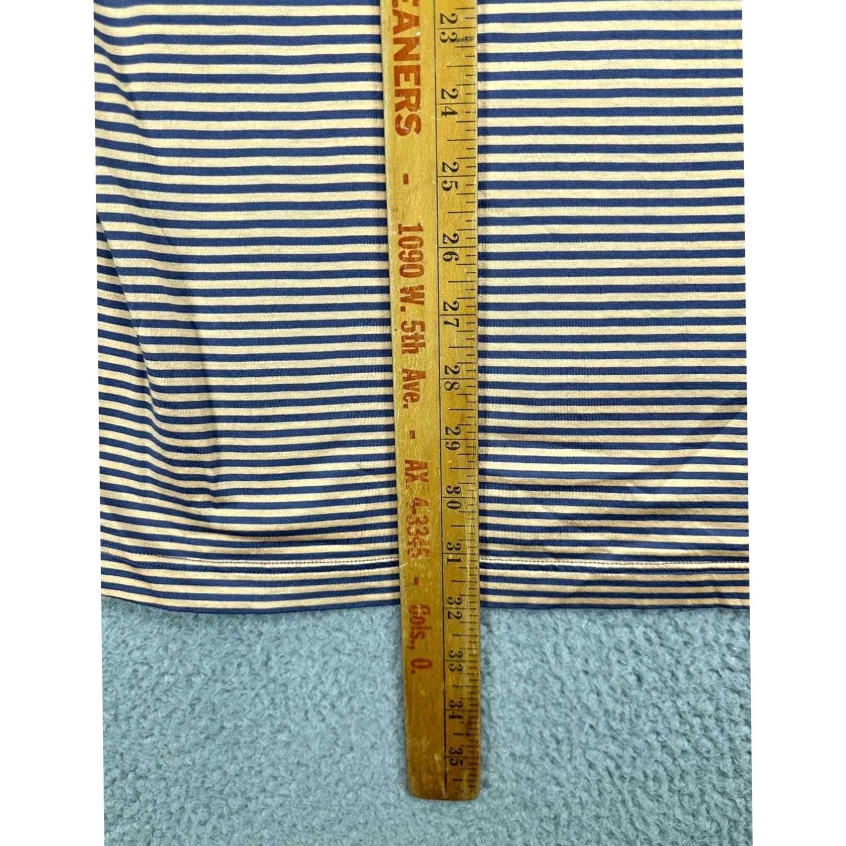 Vintage Bobby Jones Polo Shirt Mens Large Orange Blue Candy Stripe Golf Athletic Rugby Shirt Size US L / EU 52-54 / 3 - 7 Thumbnail