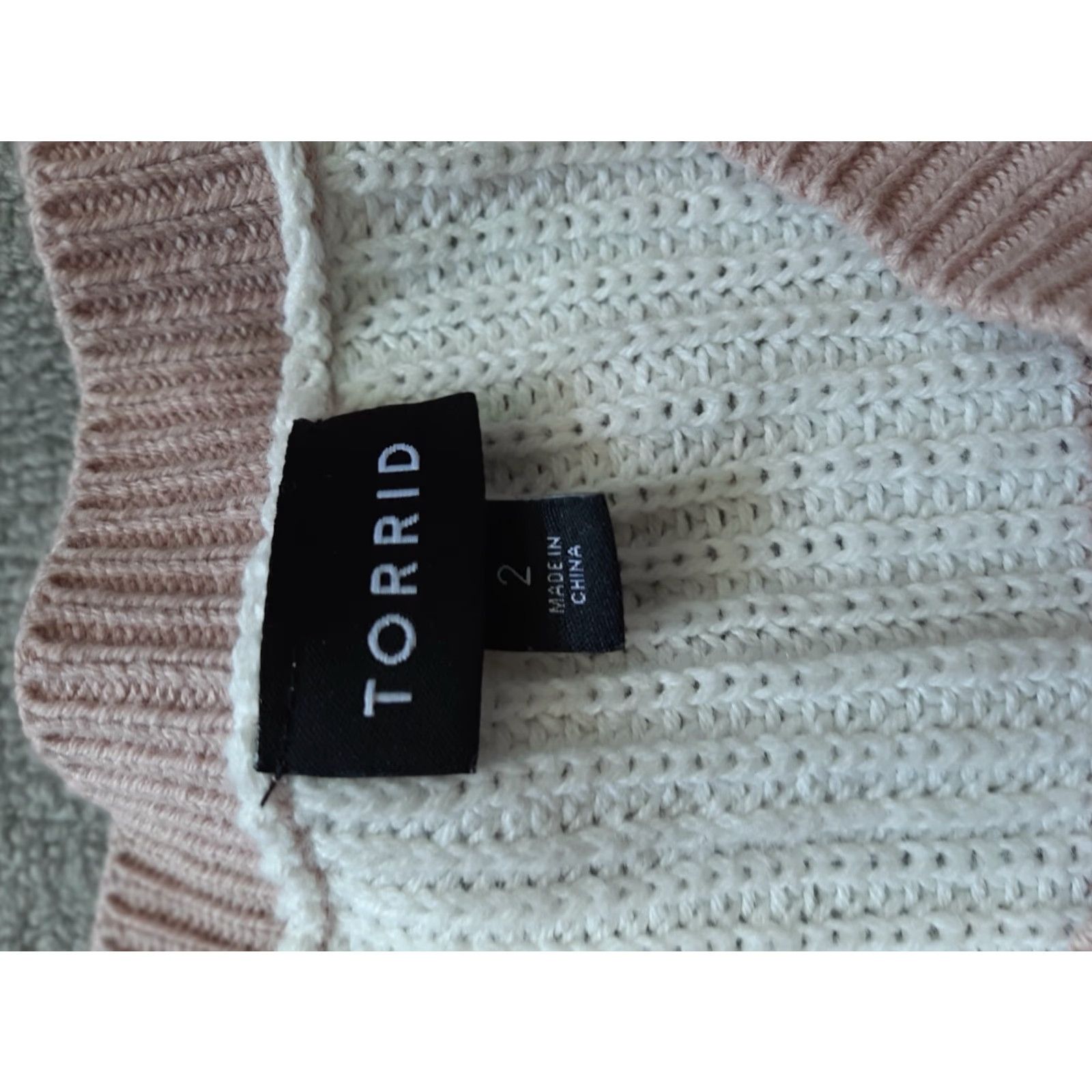 Torrid Torrid Sweater Womens Size 2 Long Sleeve Knit Striped Pullover Multicolor Knits Teaming with Style Mens Womens? Size XS / US 0-2 / IT 36-38 - 3 Thumbnail