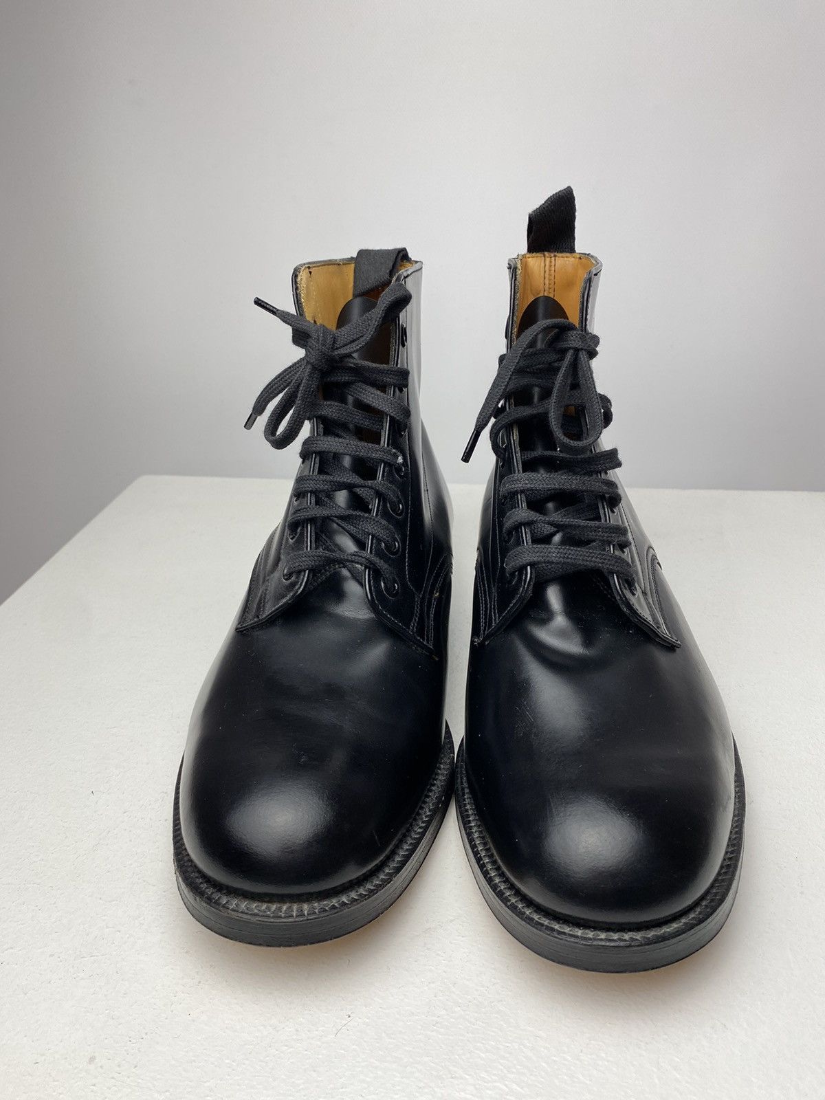 靴 Sanders Military Derby Boot UK:8 Sanders Military Punched Toe-cap Derby Boot's - Grahame