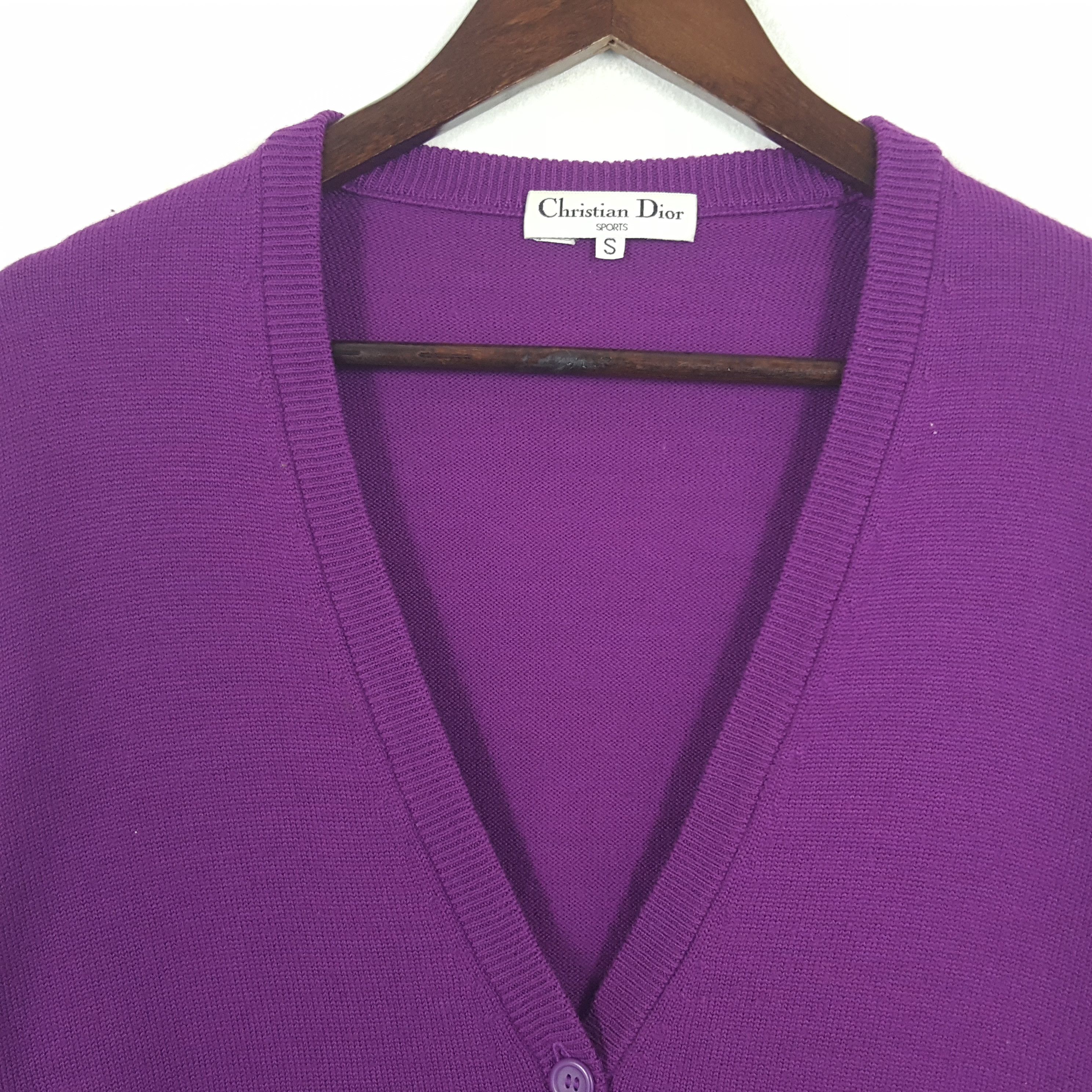 Christian Dior Monsieur Vintage Christian Dior Sports Cardigan Sweater Size S / US 4 / IT 40 - 3 Thumbnail