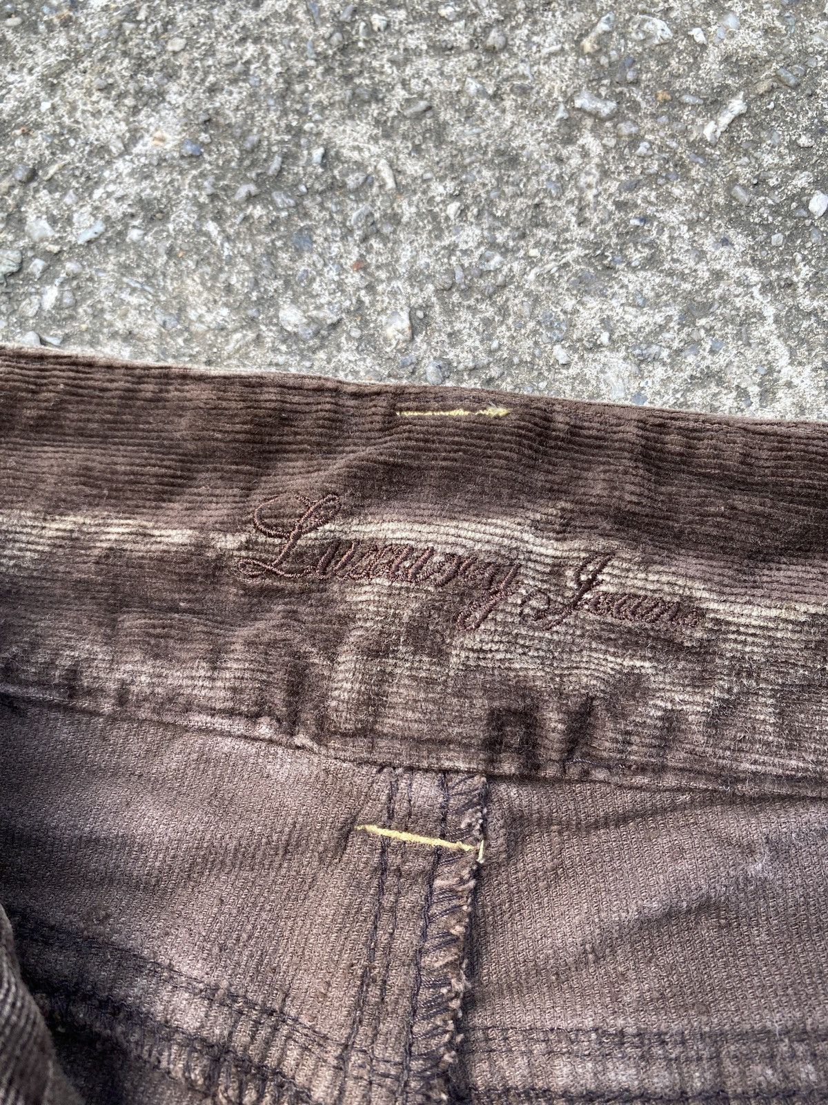 If Six Was Nine × Japanese Brand × Tornado Mart Luocury Japan Corduroy Low Rise Flare Pant Size US 30 / EU 46 - 16 Thumbnail