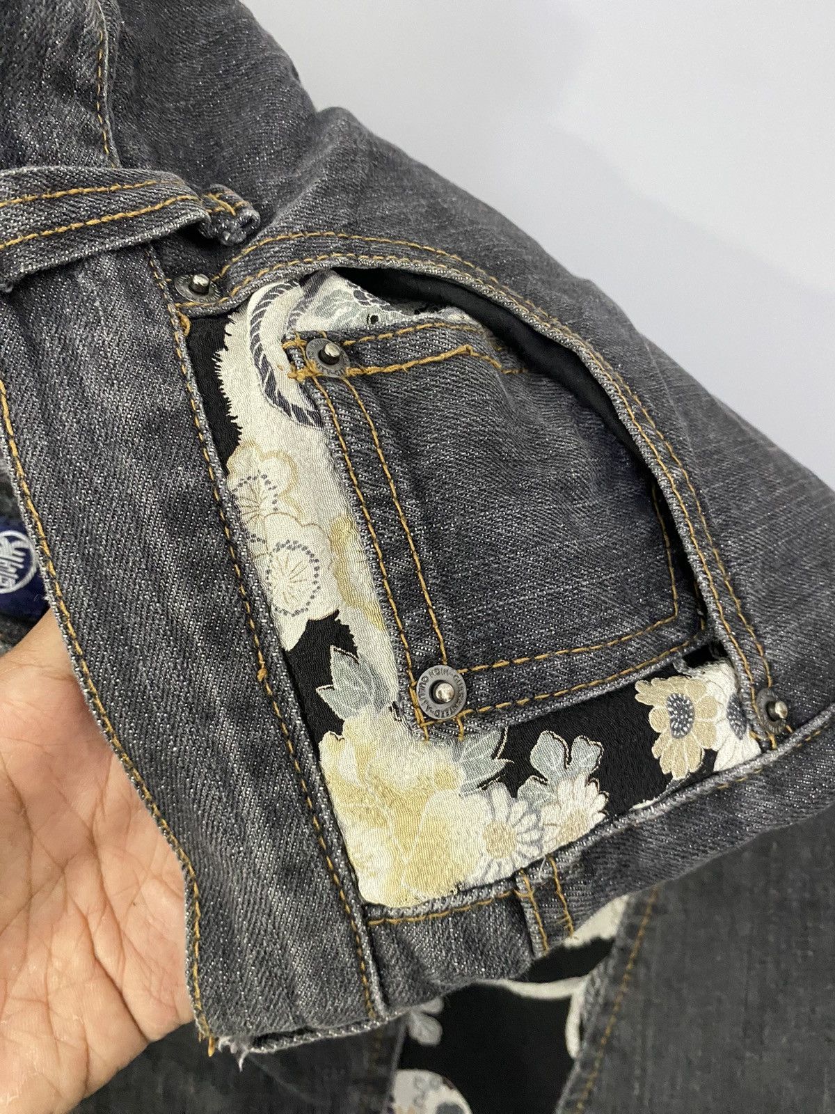 Japanese Brand × Vintage 💥Rare Design💥Karakuri Tamashi Japanese Pants Size US 34 / EU 50 - 13 Thumbnail