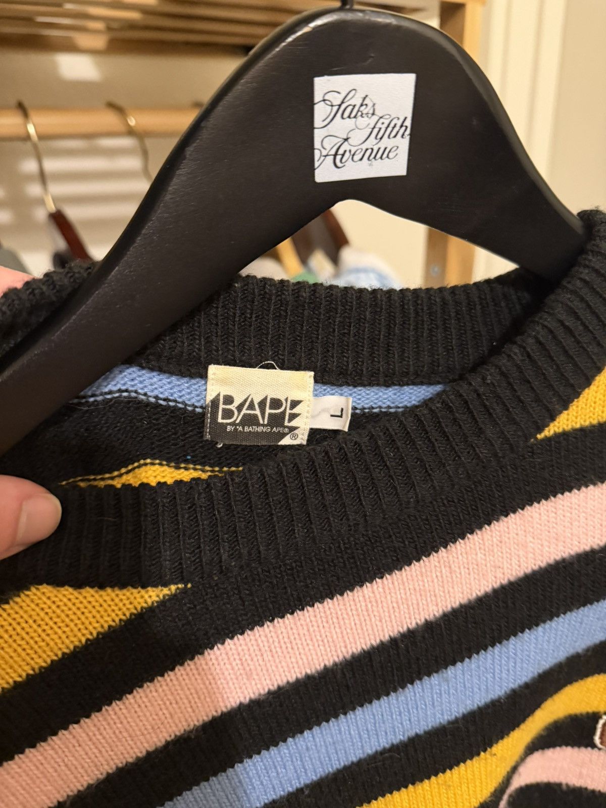 Bape Vintage Bape Sweater Size US L / EU 52-54 / 3 - 3 Thumbnail