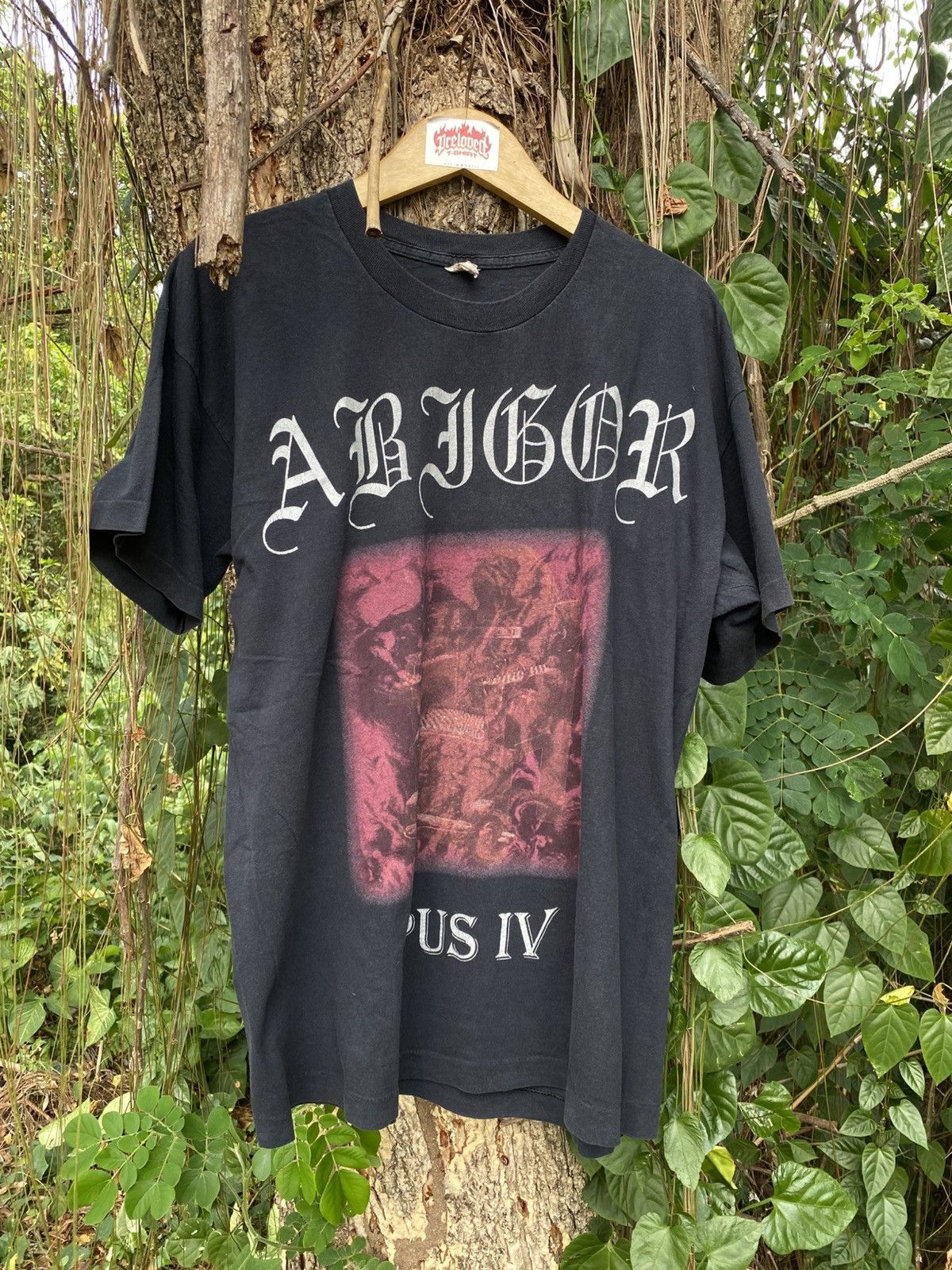 Band Tees Vintage Rare Abigor Opus IV 1996 Black Metal T-shirt