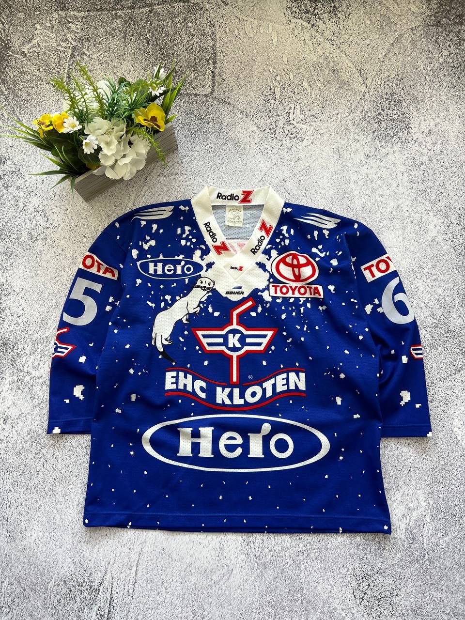 Vintage KLOTEN FLYERS 1998/99 HOCKEY SHIRT JERSEY #65 Tommy Sjödin Size US M / EU 48-50 / 2 - 1 Thumbnail