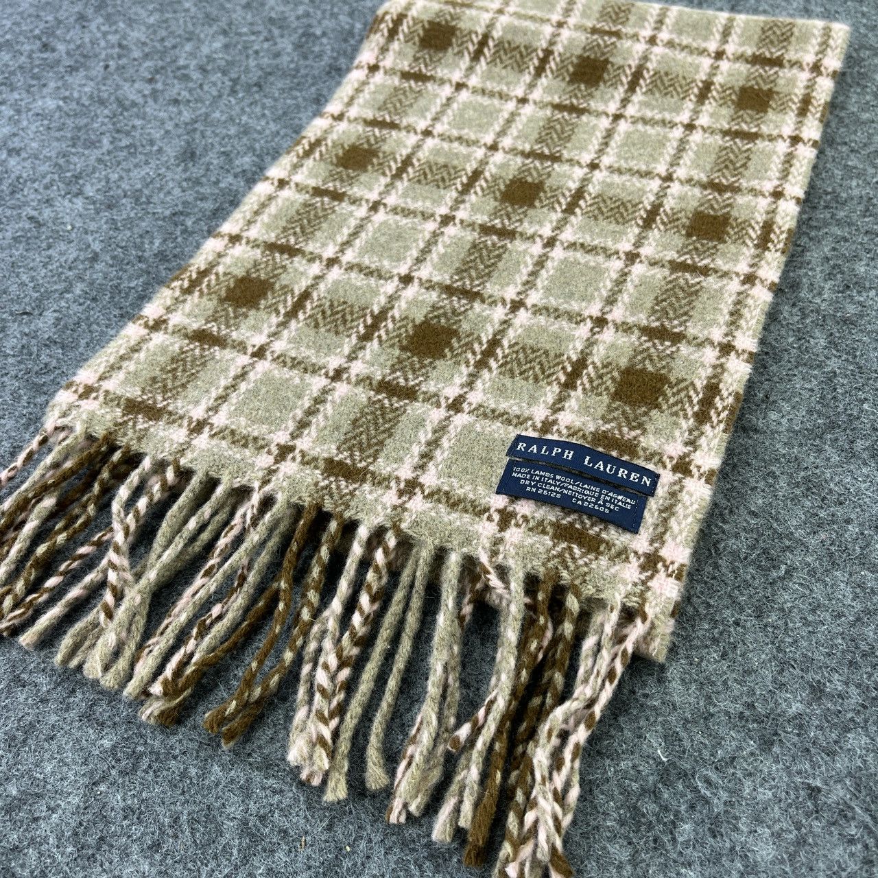 Ralph Lauren × Vintage Ralph Lauren Scarf / Muffler / Neckwear T545 Size ONE SIZE - 5 Thumbnail