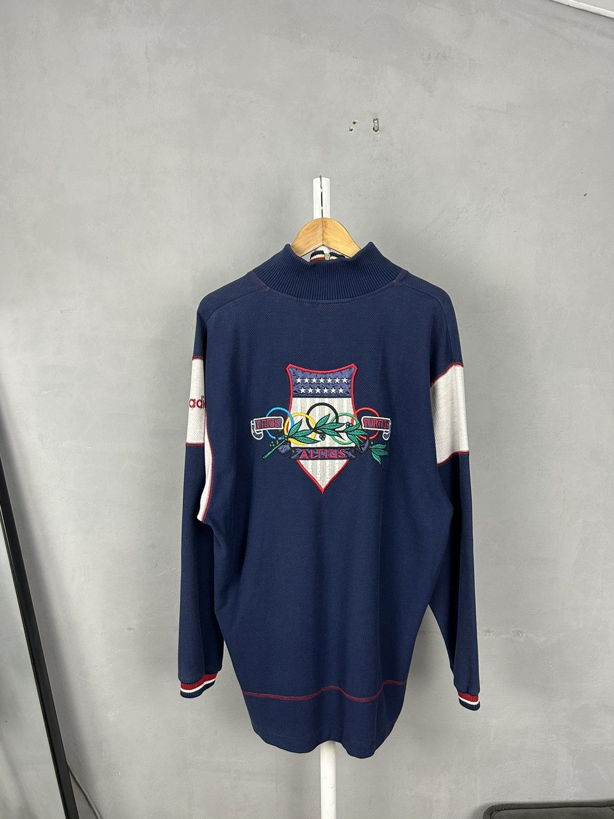 USA Olympics 90's Adidas Olympics Los Angeles Sweatshirt Size US M / EU 48-50 / 2 - 1 Thumbnail