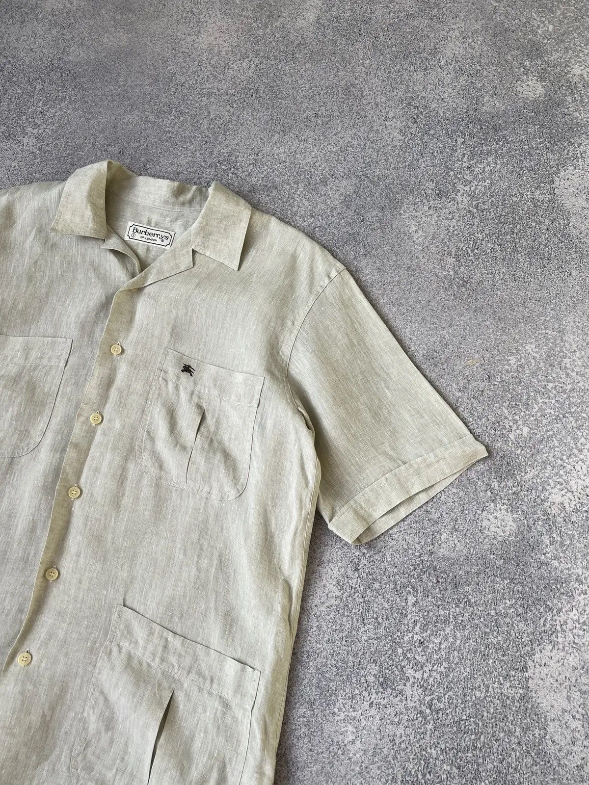 Burberry × Vintage Vintage Burberry Button Up Shirt Size US L / EU 52-54 / 3 - 6 Thumbnail