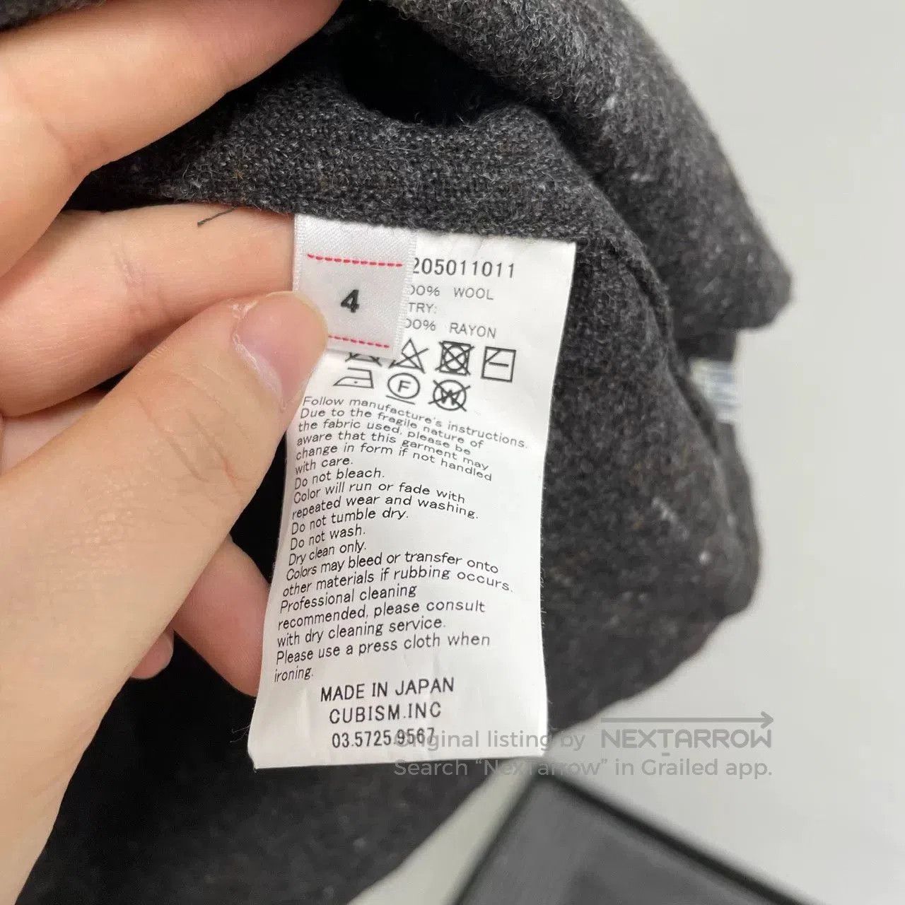 Visvim Visvim 23AW Black Wool Tweed Shirt. Size US XL / EU 56 / 4 - 4 Thumbnail