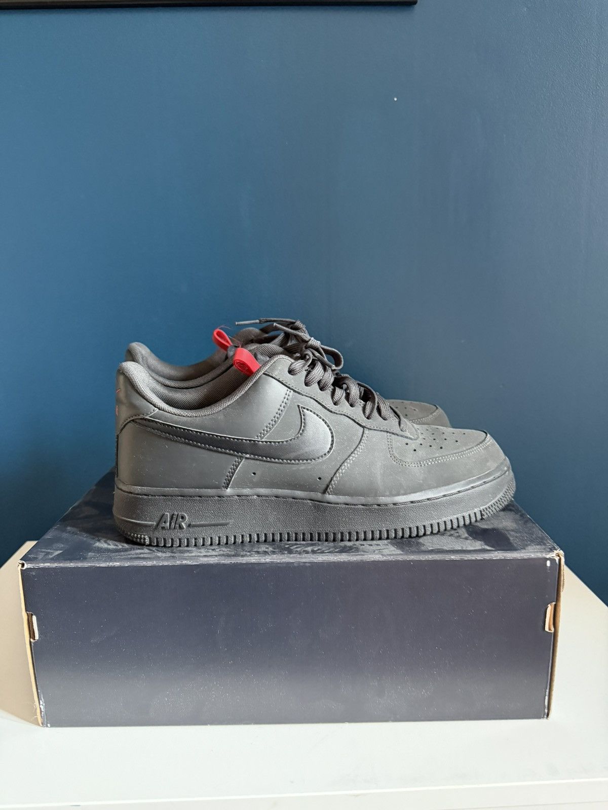 Nike Nike Air Force 1 ‘07 LV8 JDI – Triple Black – Size 10 Size US 10.5 / EU 43-44 - 1 Thumbnail