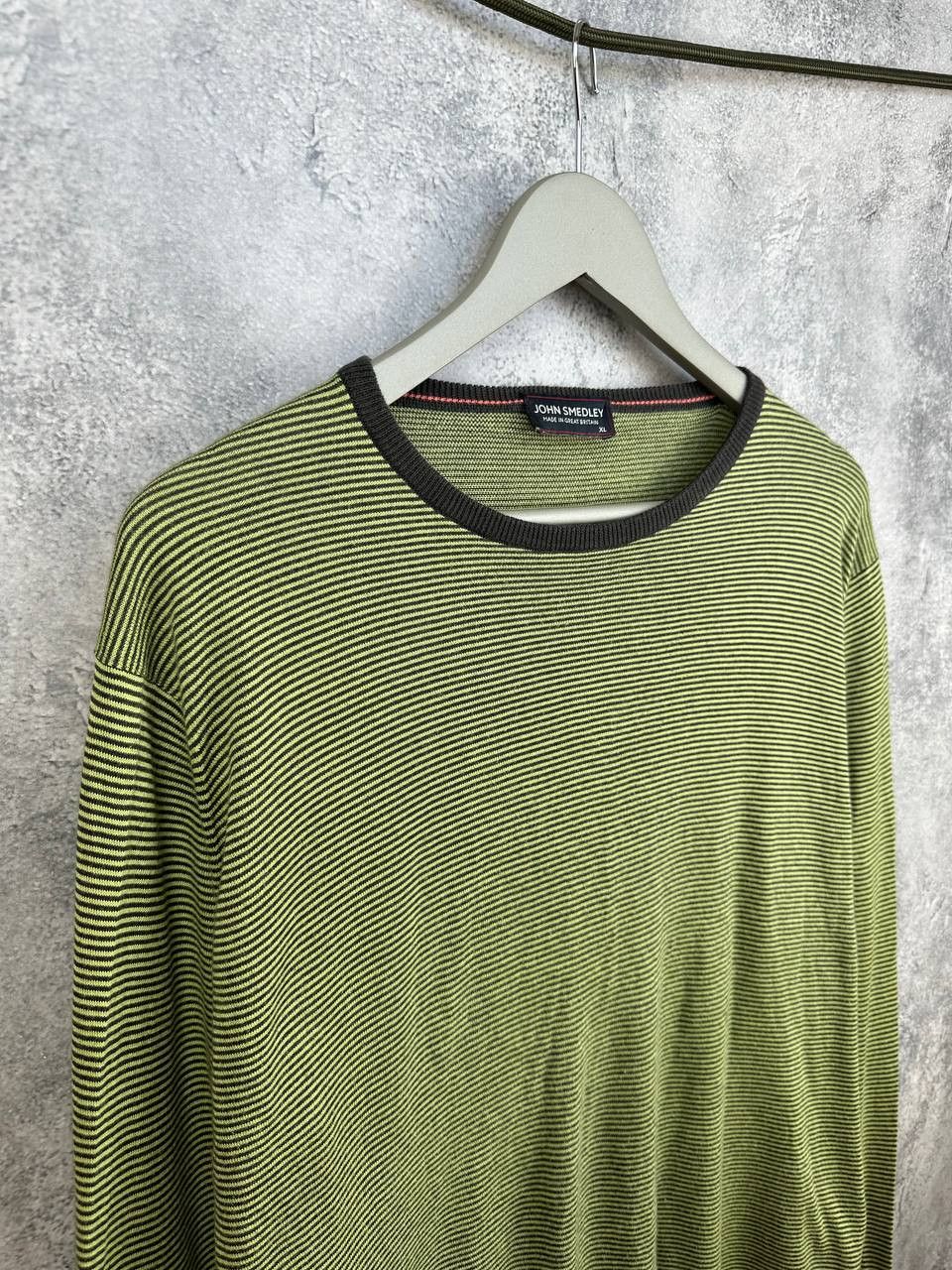 John Smedley John Smedley Sea Island Striped Sweater Jumper Pullover Size US XL / EU 56 / 4 - 3 Thumbnail