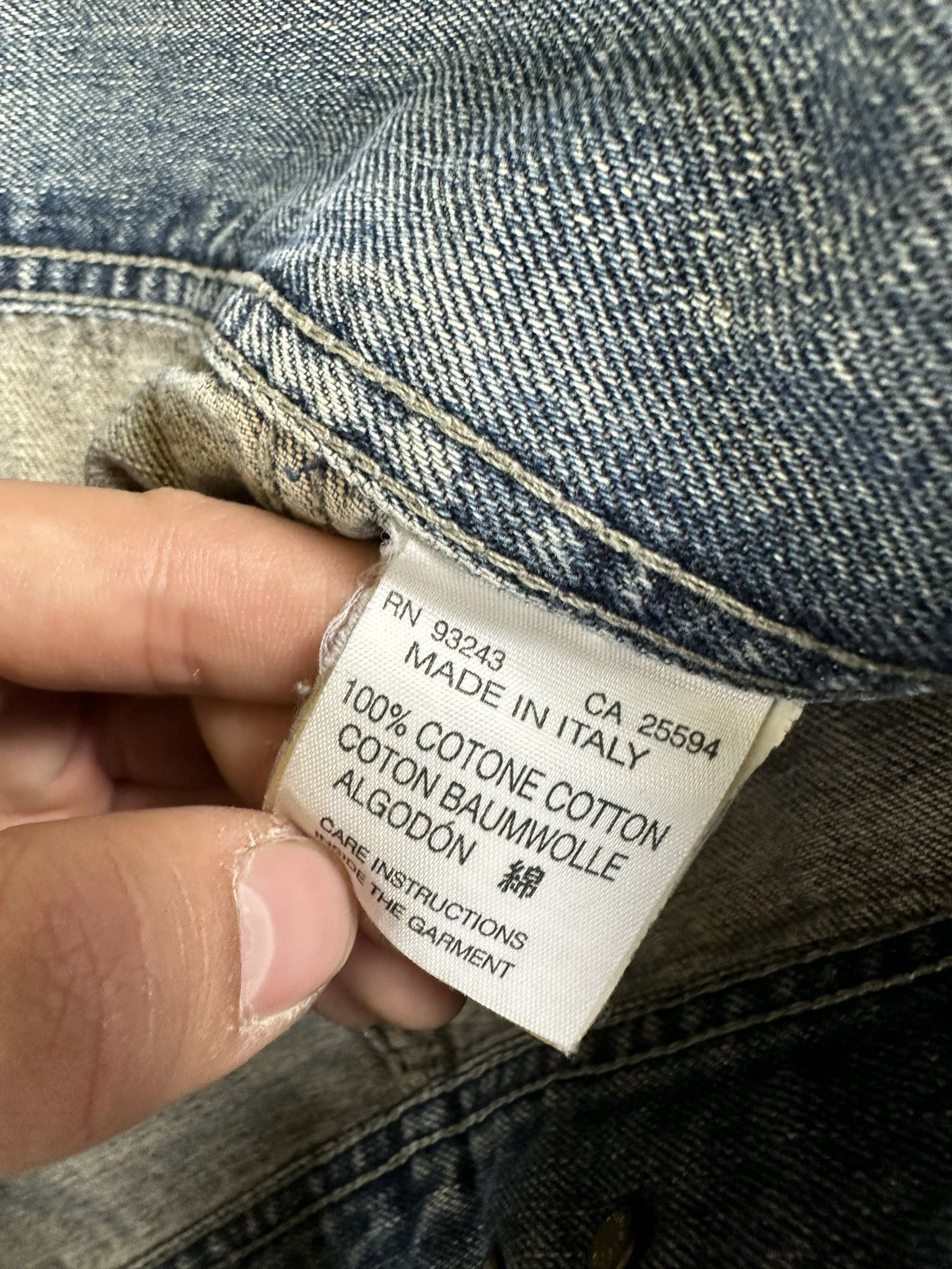 Diesel Vintage Y2k Diesel Faded Washed Denim Trucker Jacket 00s Size US M / EU 48-50 / 2 - 19 Thumbnail