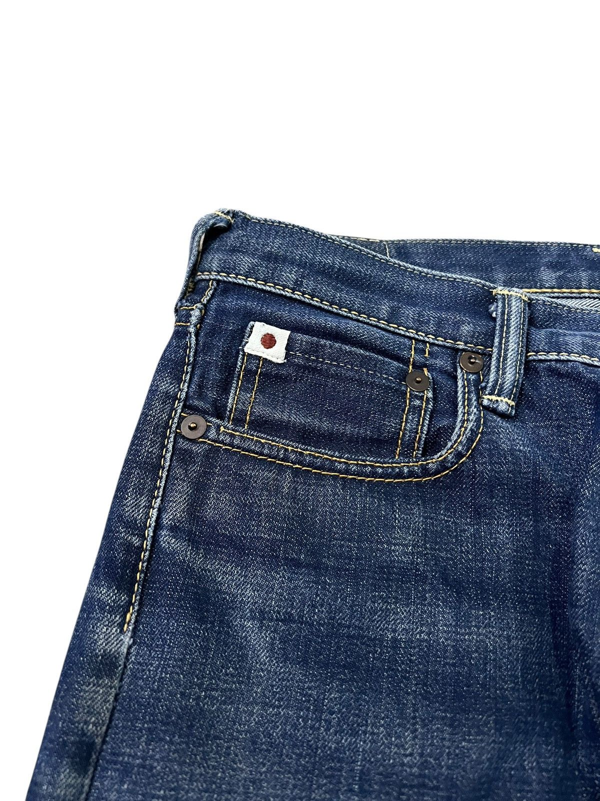 45rpm × If Six Was Nine × Le Grande Bleu (L.G.B.) Vintage 90’s Style 45rpm Distress Jeans Very Rare Size US 28 / EU 44 - 7 Thumbnail