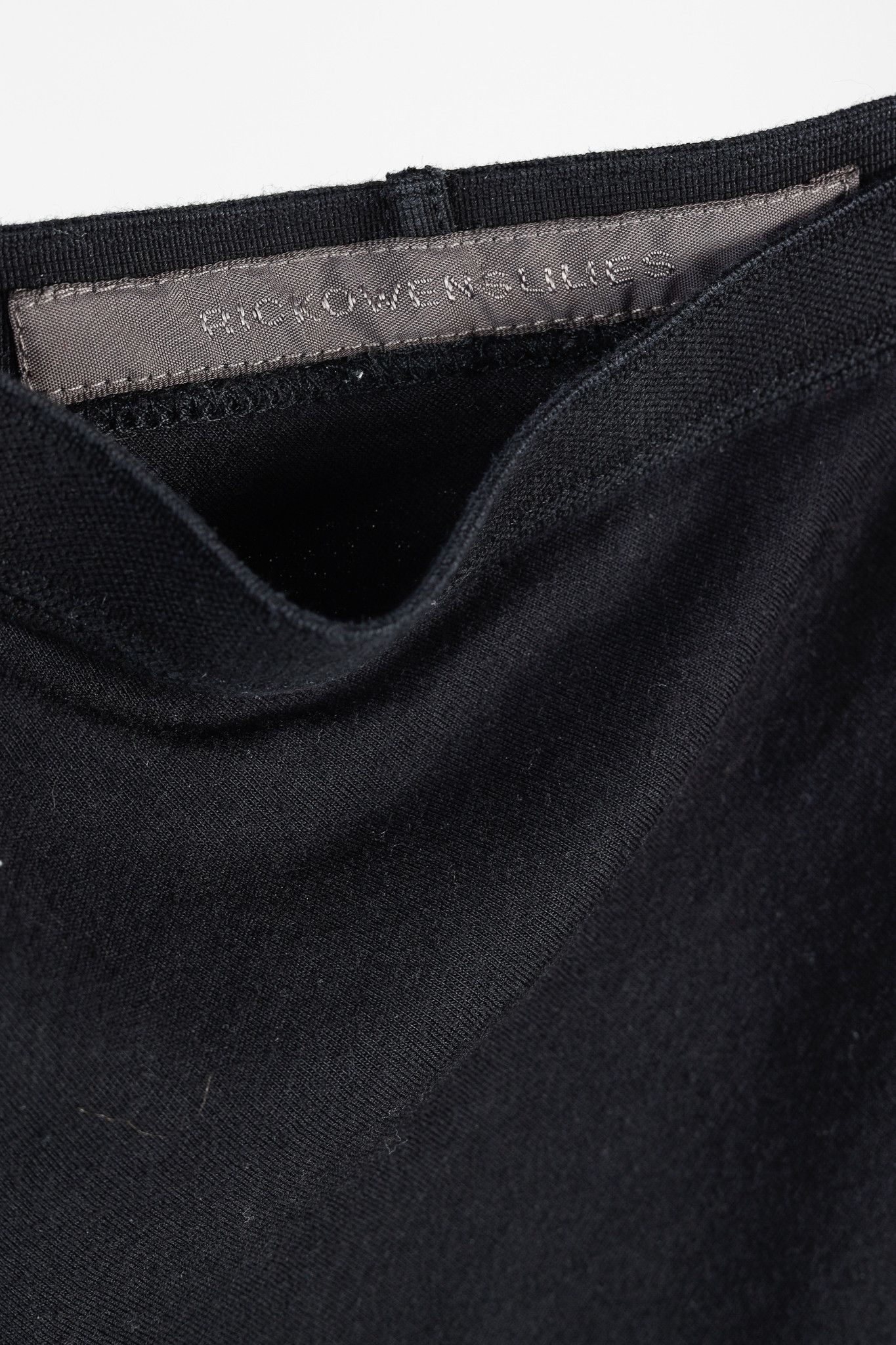 Rick Owens Lilies Rick Owens Vintage Lilies Black Jersey Column Skirt Size 27" / US 4 / IT 40 - 4 Thumbnail