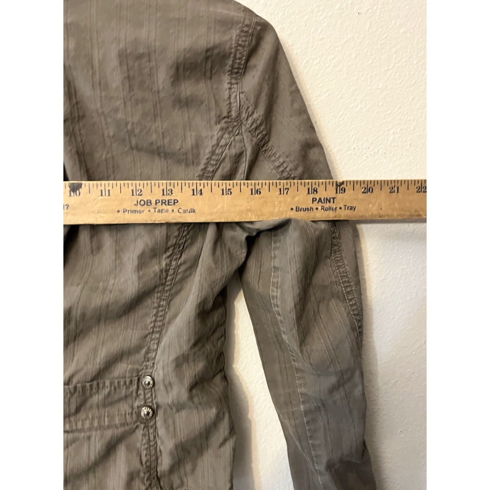 Aeropostale AEROPOSTALE Womens Jacket Shirt Button Up Brown 100% Cotton S Peacoat Vintage Casual Mens Womens Boys Girls Size S / US 4 / IT 40 - 5 Thumbnail