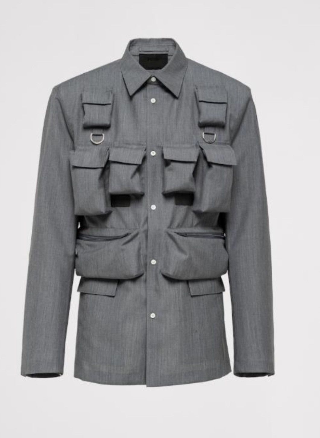 Prada Multi Pocket Cargo Shirt