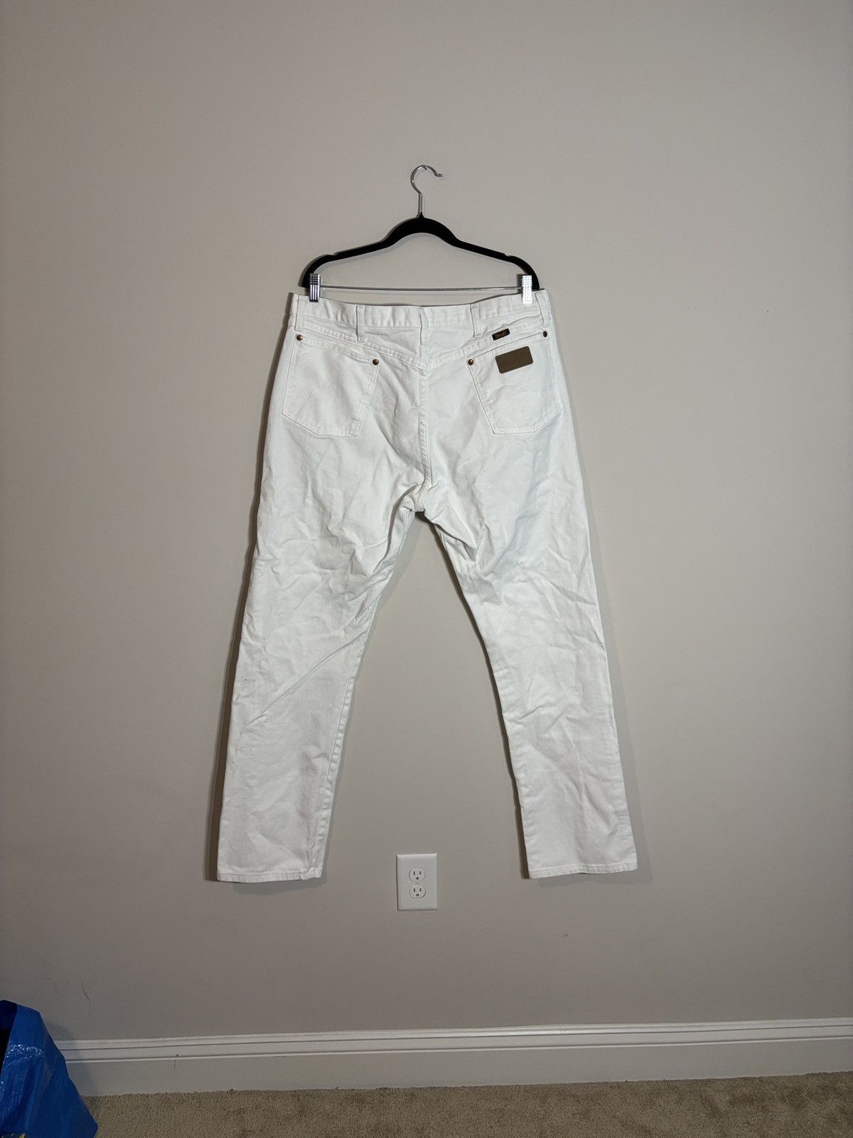 Wrangler Wrangler Cowboy Cut Jeans White Denim 13MWZ 38x34 Size US 38 / EU 54 - 4 Thumbnail