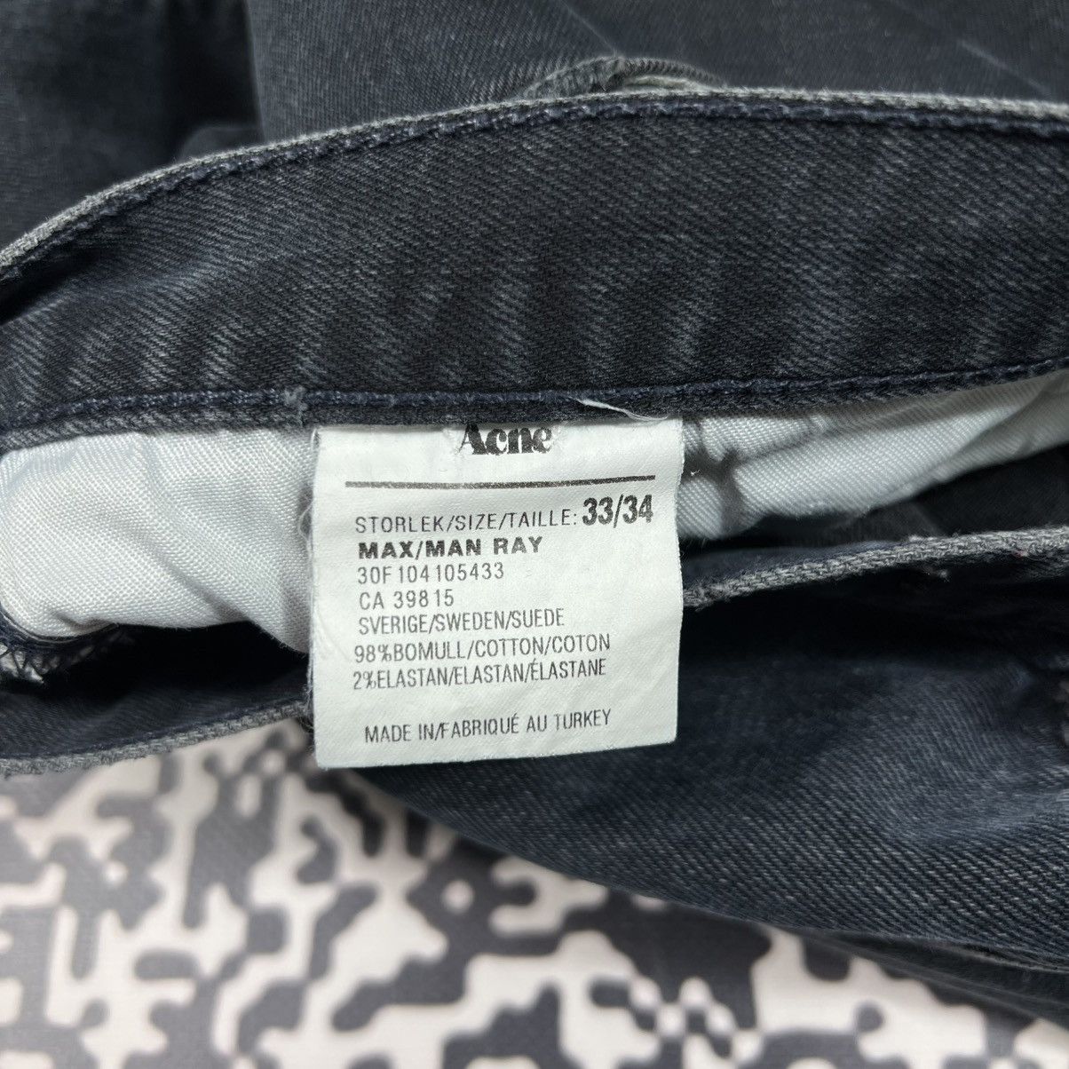 Acne Studios Vintage Y2K Acne Studios Casual Classic Luxury Style Jeans Size US 33 - 17 Thumbnail
