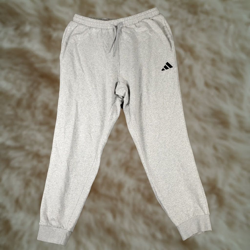Adidas Adidas Mens Pants XL Light Gray Joggers Sweatpants Track Size US 36 / EU 52 - 1 Thumbnail