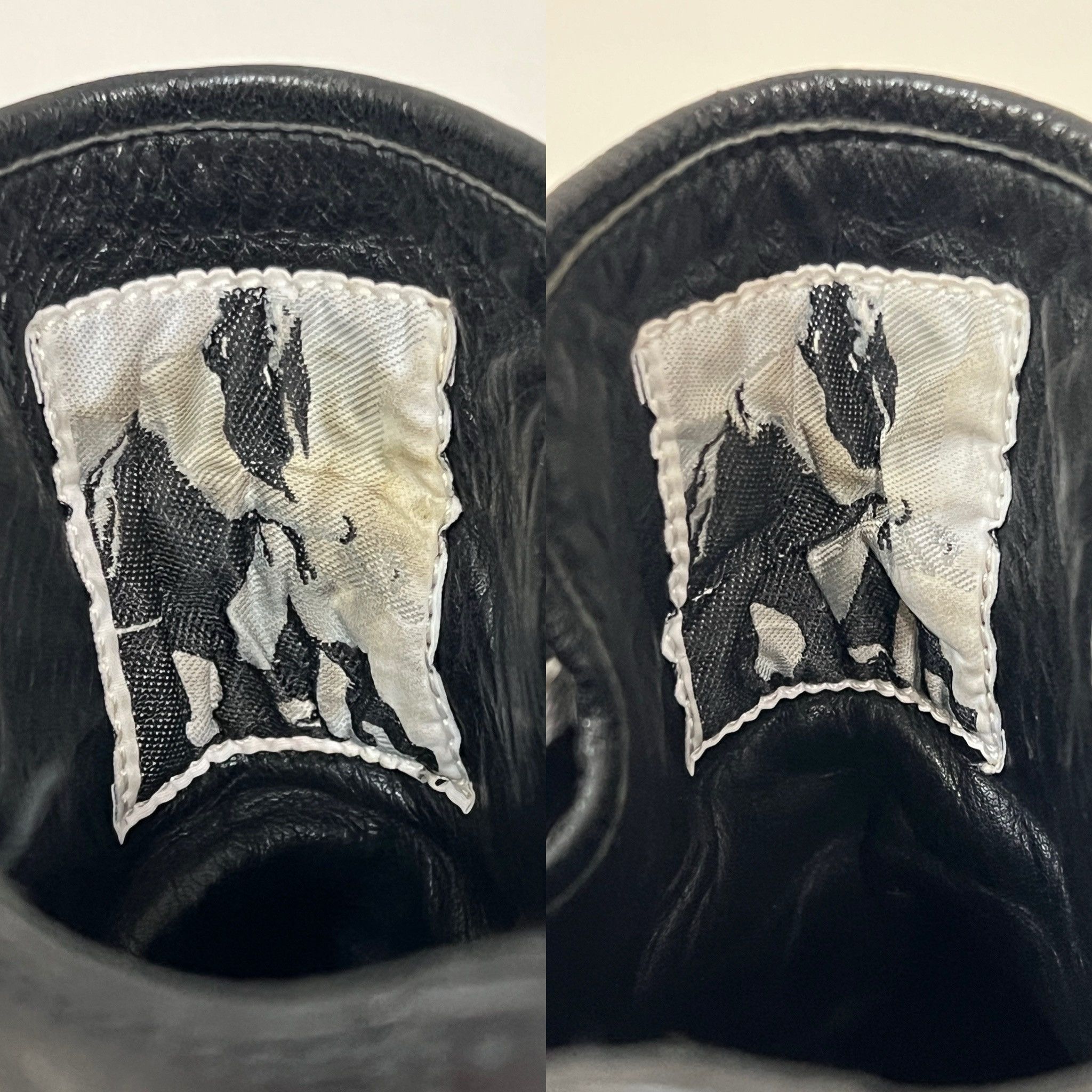 Rick Owens Rick Owens SS12 SCARPE IN PELLE SNEAKERS BLACK/WHITE Size US 5.5 / EU 38 - 6 Thumbnail