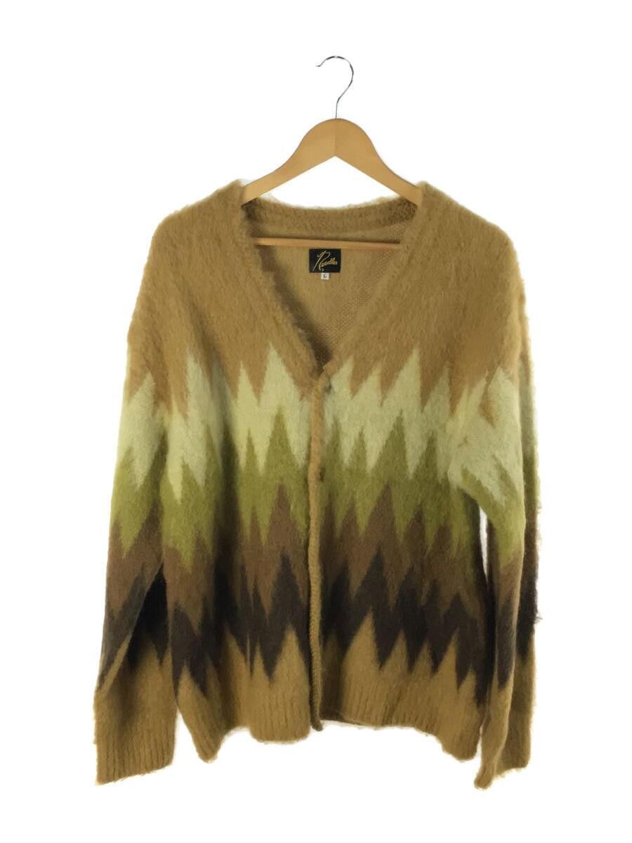 Needles Mohair Zig Zag Striped Knit Cardigan Size US L / EU 52-54 / 3 - 1 Thumbnail