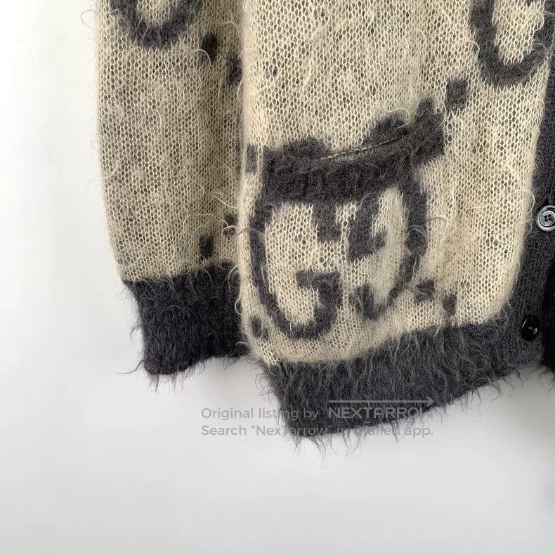 Gucci Gucci 24 colour-blocked logo inlay full-print Mahai wool V Size US S / EU 44-46 / 1 - 4 Thumbnail