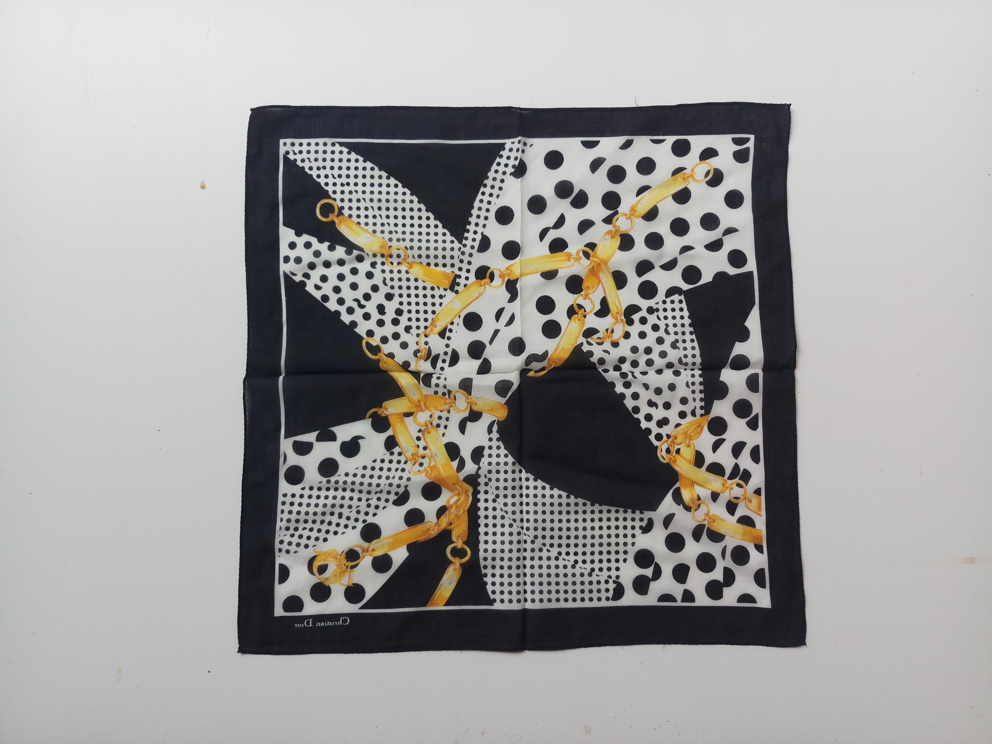 Christian Dior Monsieur VTG Christian Dior handkerchief Bandana Size ONE SIZE - 5 Thumbnail