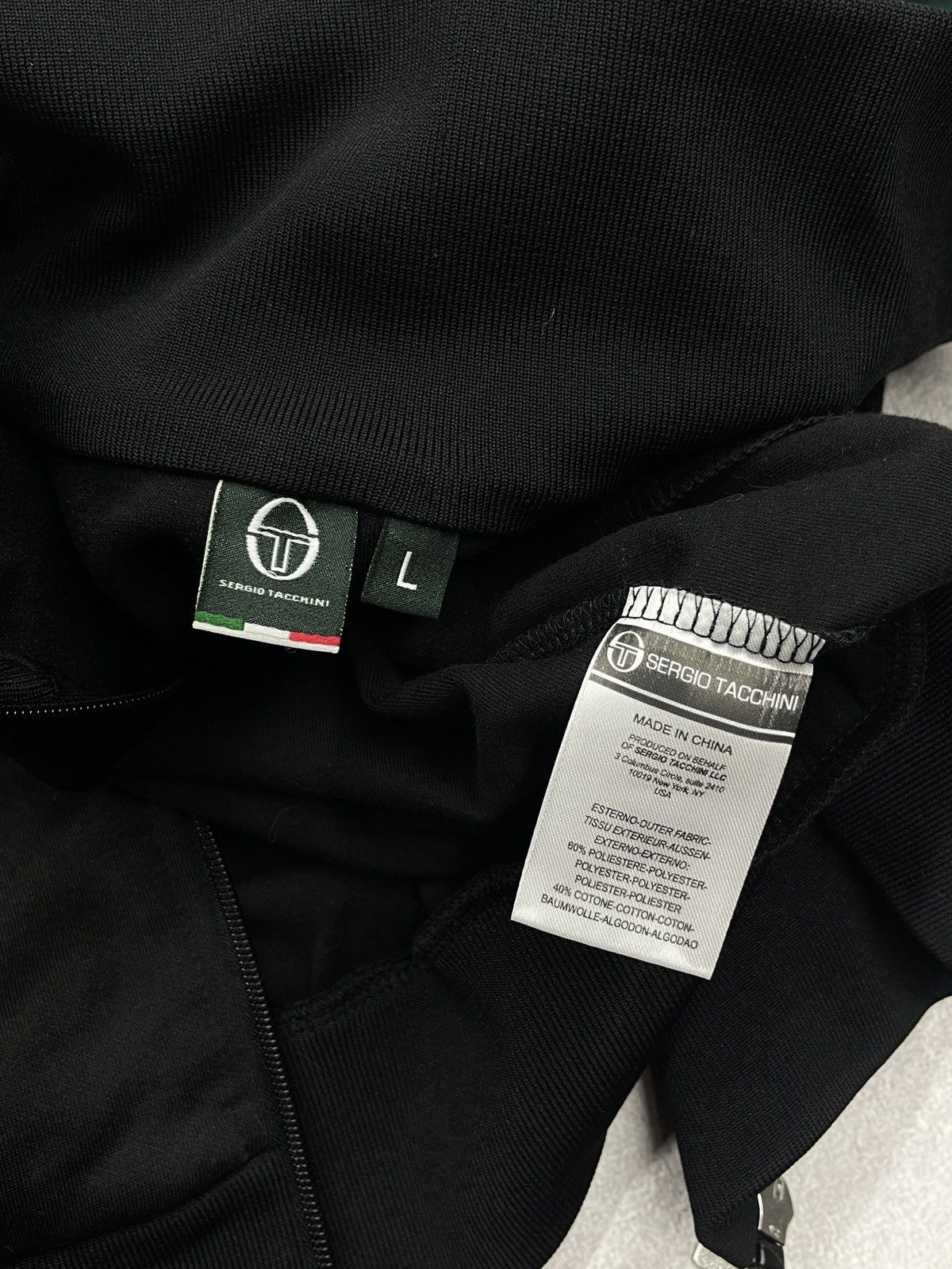 Sergio Tacchini Vintage Sergio Tacchini Track Jacket Black/Green Italy Size US L / EU 52-54 / 3 - 9 Thumbnail