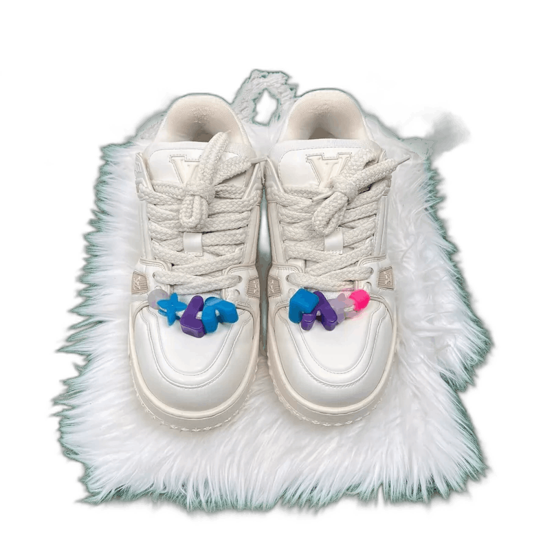Louis Vuitton Louis Vuitton White Trainer Sneakers Size 8.5 Size US 8.5 / EU 41-42 - 1 Thumbnail