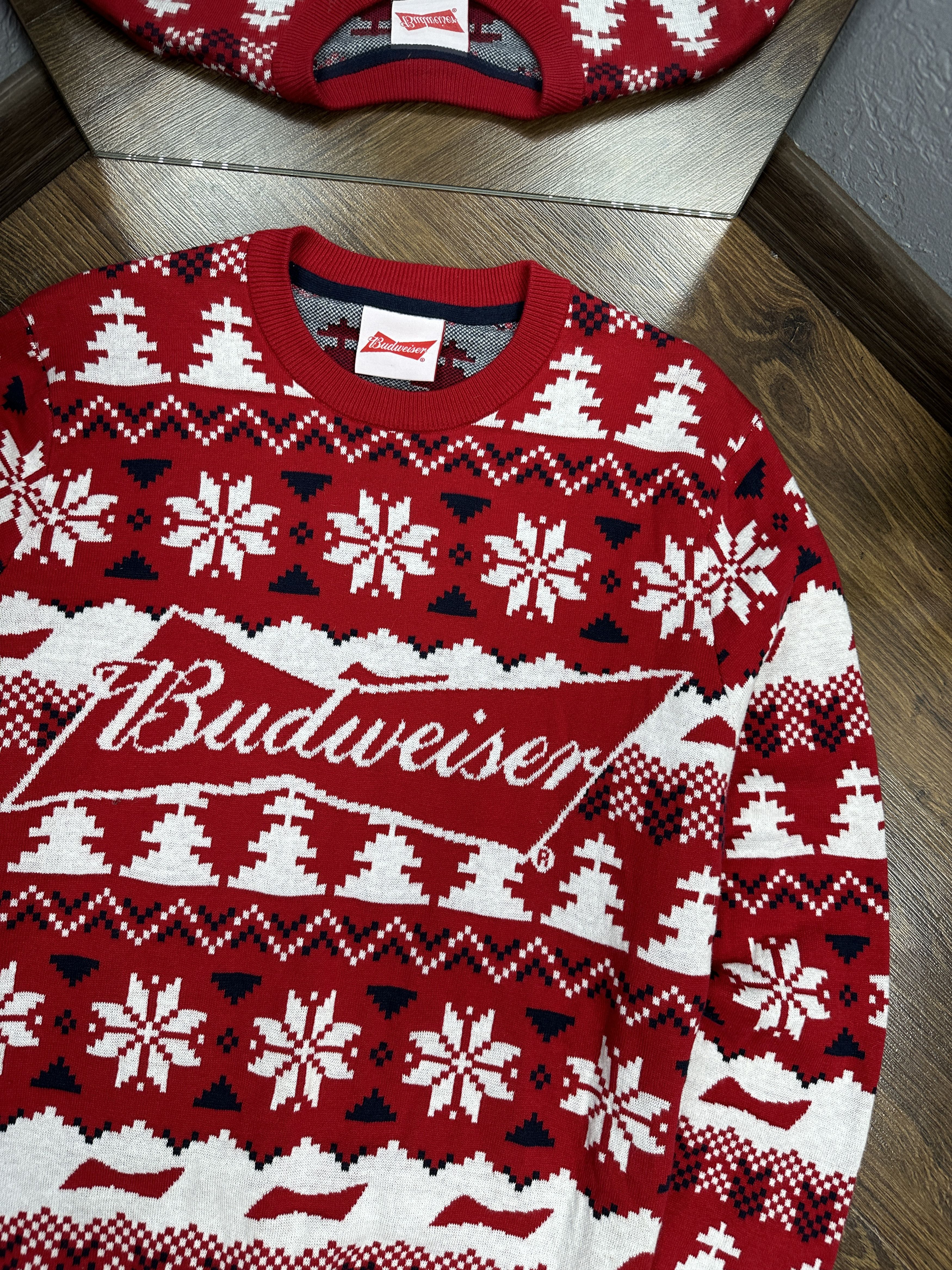 Budweiser Budweiser Mens Crew Neck Sweater Size US L / EU 52-54 / 3 - 2 Thumbnail
