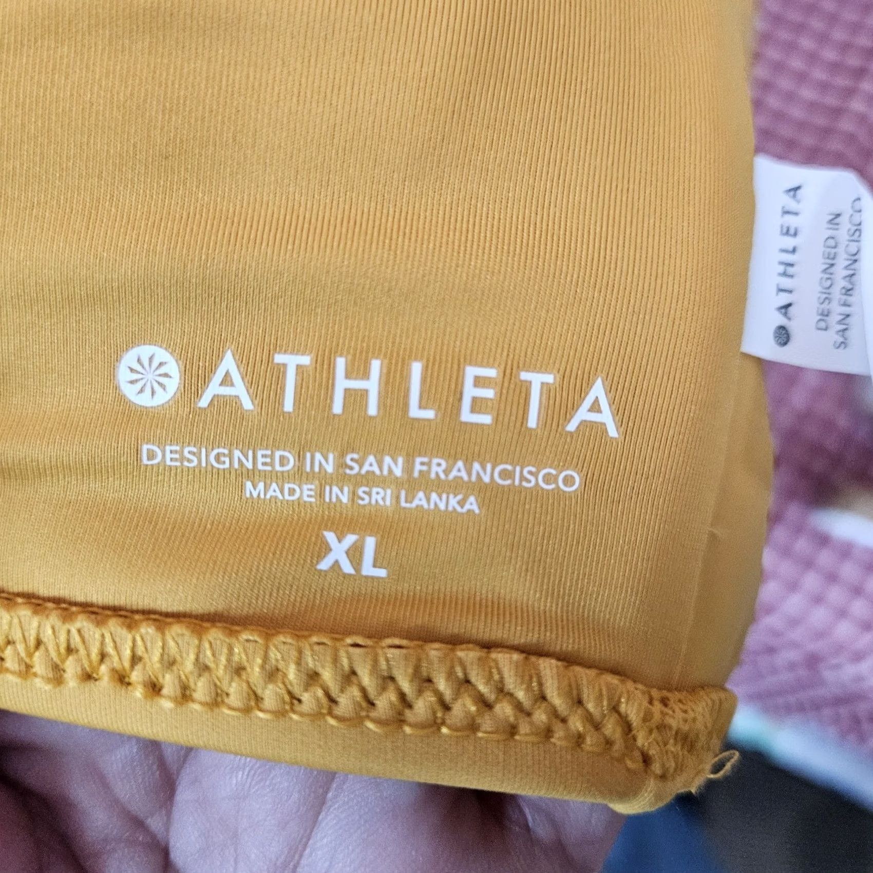 Athleta Athleta Bikini Top Women’s XL NEW Yellow Nylon Polyester Spandex Adjustable Straps Solid Sport Swim Size XL / US 12-14 / IT 48-50 - 5 Thumbnail
