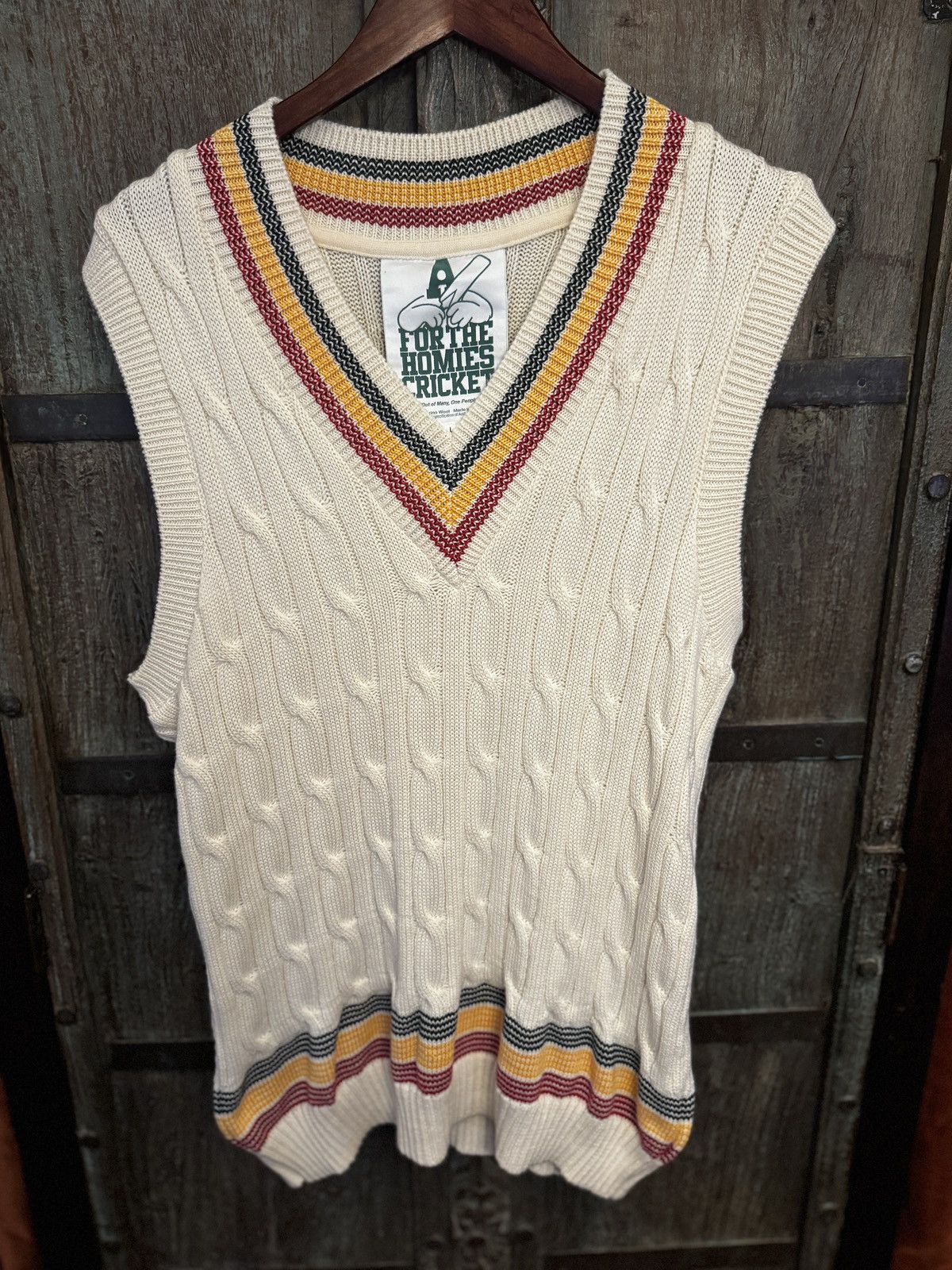 Other For the Homies Cricket Vest Cream, Green, Yellow, Red stripe Size US L / EU 52-54 / 3 - 1 Thumbnail