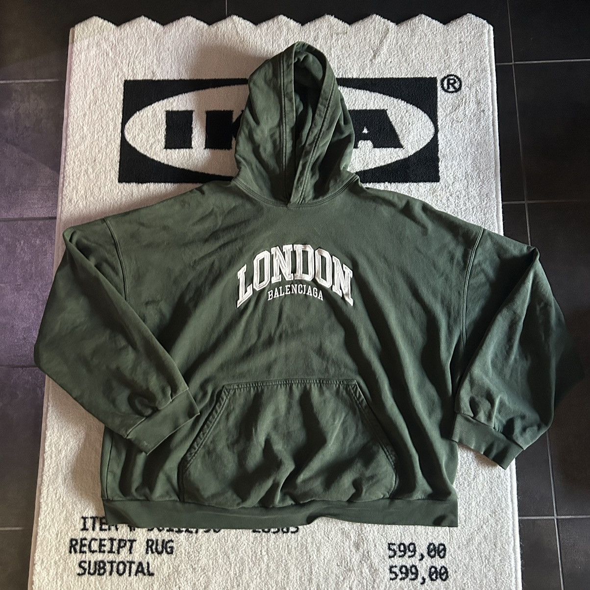 Balenciaga Balenciaga *LIMITED EDITION* london hoodie Size US L / EU 52-54 / 3 - 1 Thumbnail