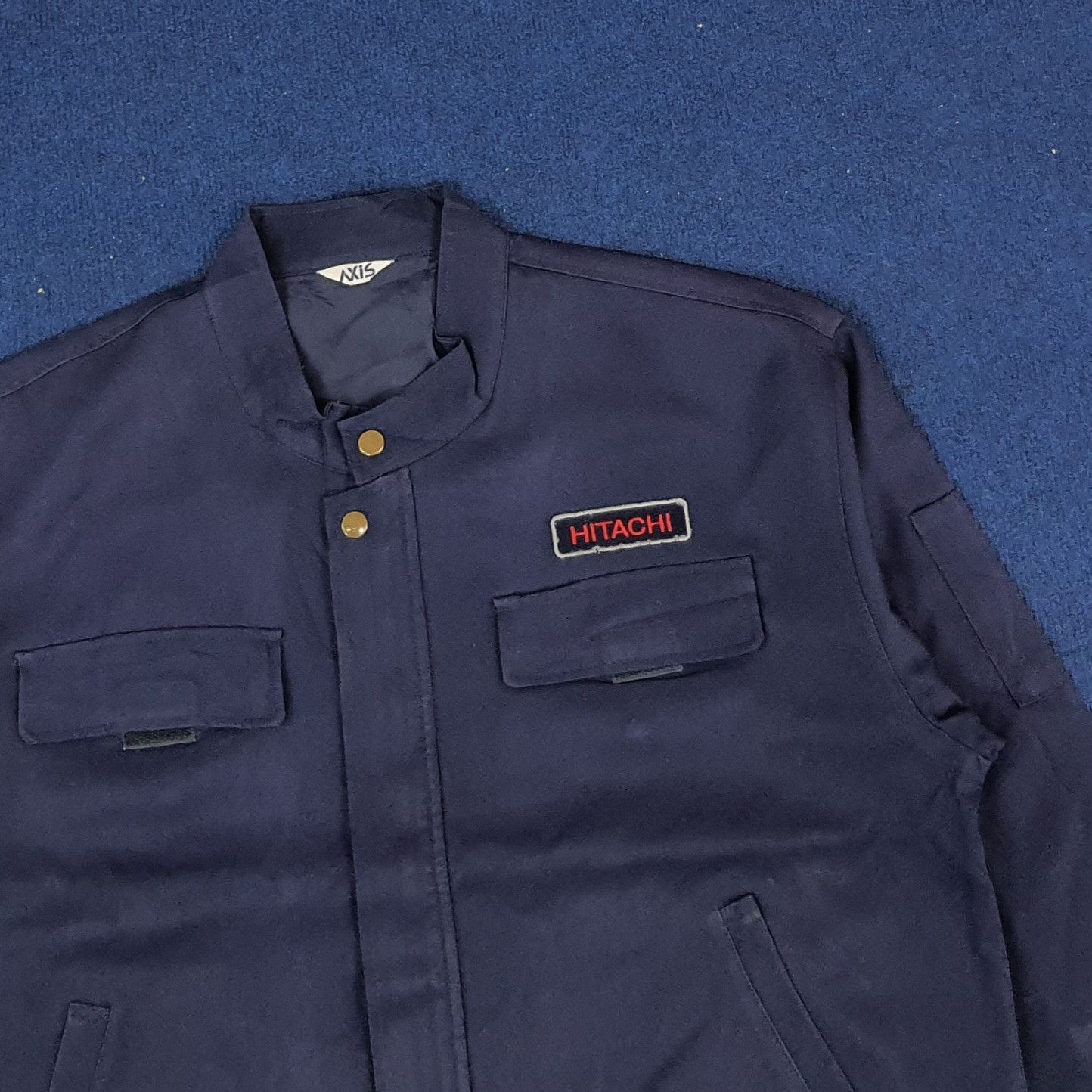 Japanese Brand × Vintage Vintage HITACHI Staff Japanese Brand Workwear Jacket Size US XL / EU 56 / 4 - 2 Thumbnail
