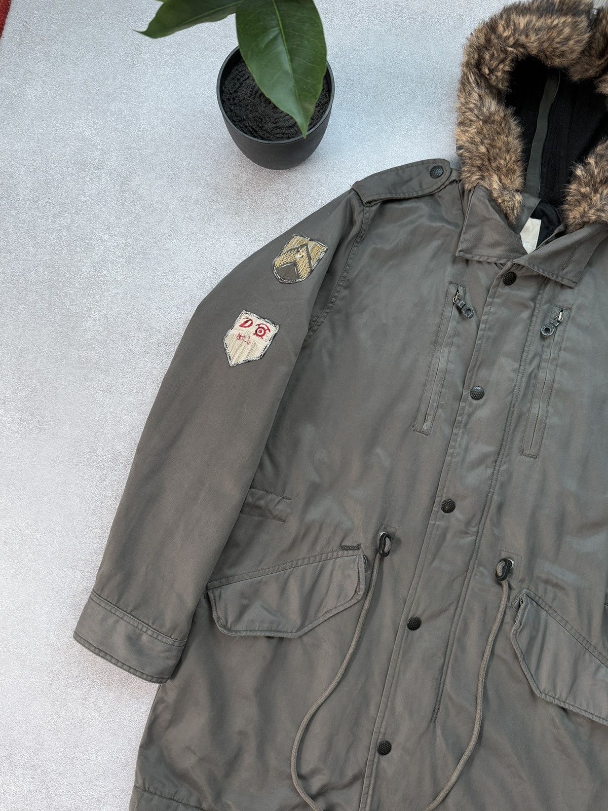 Diesel Diesel Parka Jacket Faux Fur Y2K Hood Military Alaska Style Size US L / EU 52-54 / 3 - 3 Thumbnail