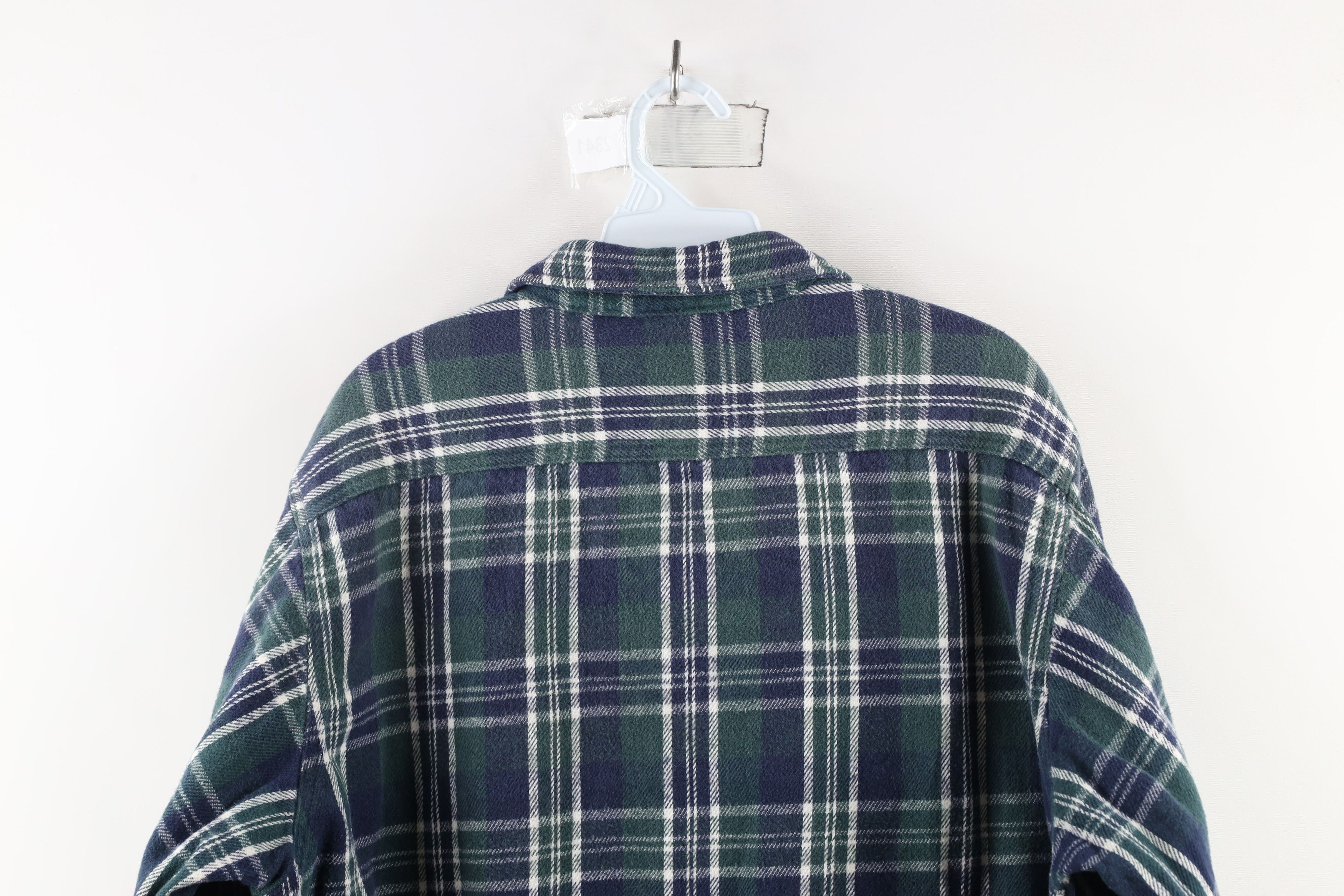 FiveBrother × Vintage Vintage 90s Five Brother Heavyweight Button Shirt Plaid Size US XL / EU 56 / 4 - 8 Thumbnail