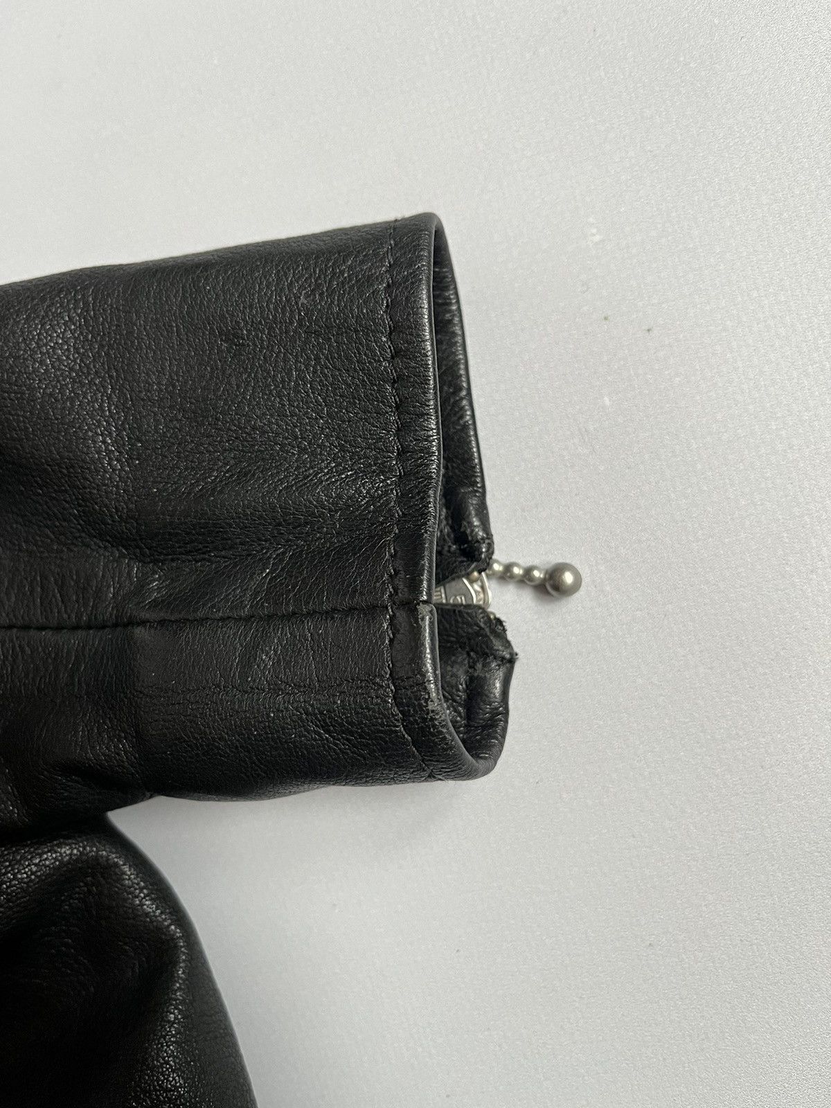 Allsaints AllSaints Women Lamb Leather Black Biker Jacket Size XS / US 0-2 / IT 36-38 - 21 Thumbnail