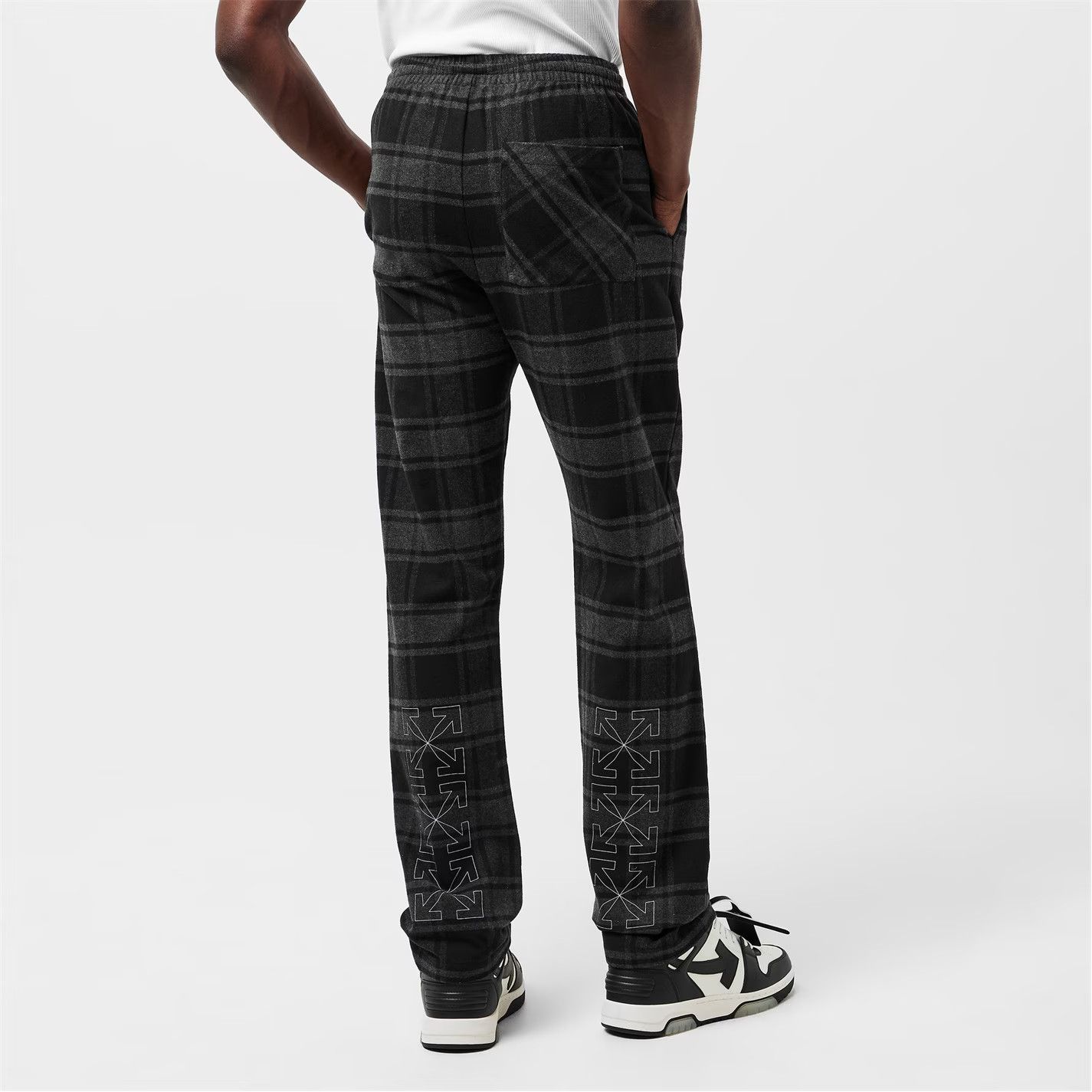 Off-White o1g2r1mq0226 Wide Leg Relaxed Fit Trousers In Multicolor Size US 30 / EU 46 - 2 Thumbnail