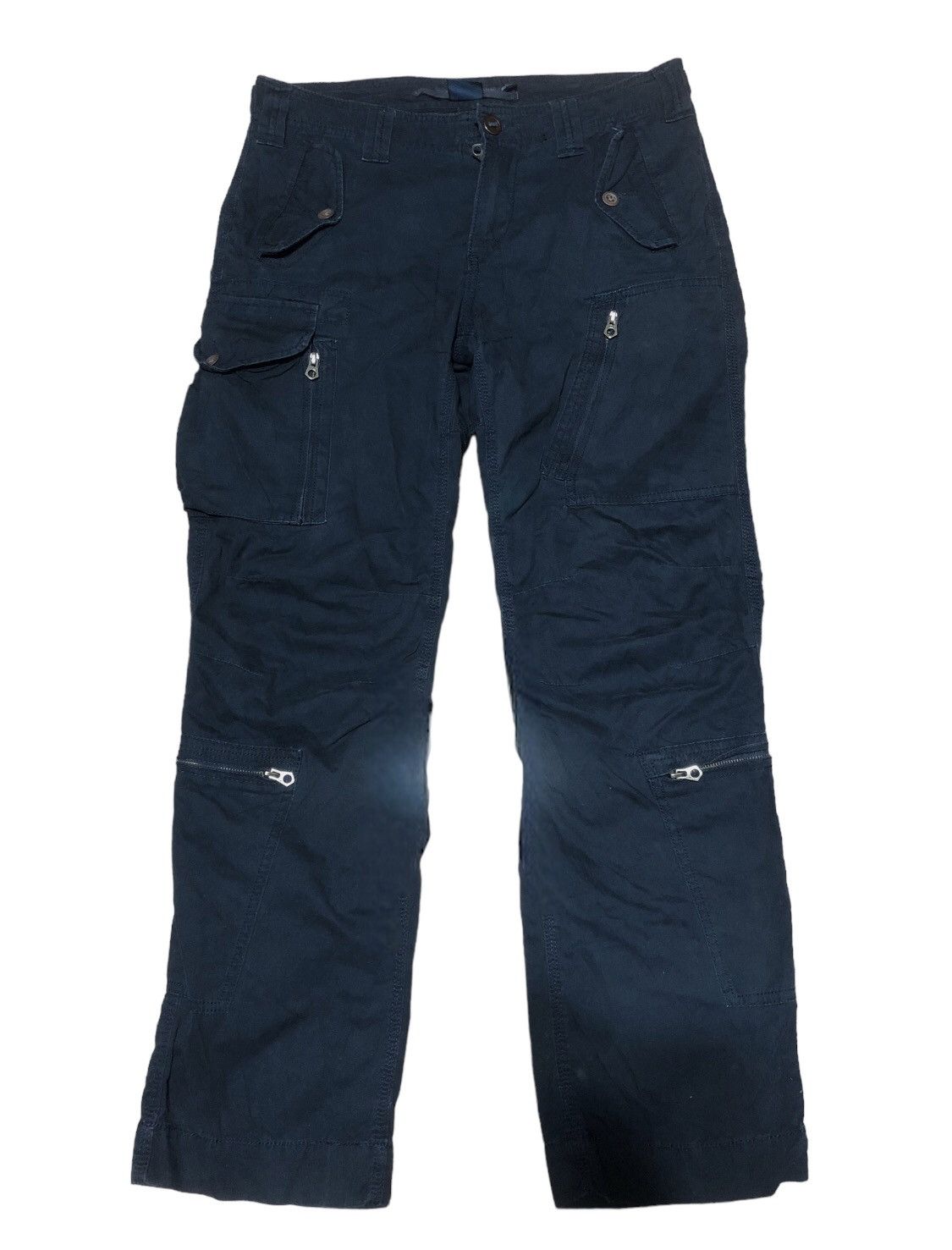 image of Polo Ralph Lauren Ralph Laurent Cargo Pants Multi Pocket/zips in Blue/Navy, Men's (Size 32)