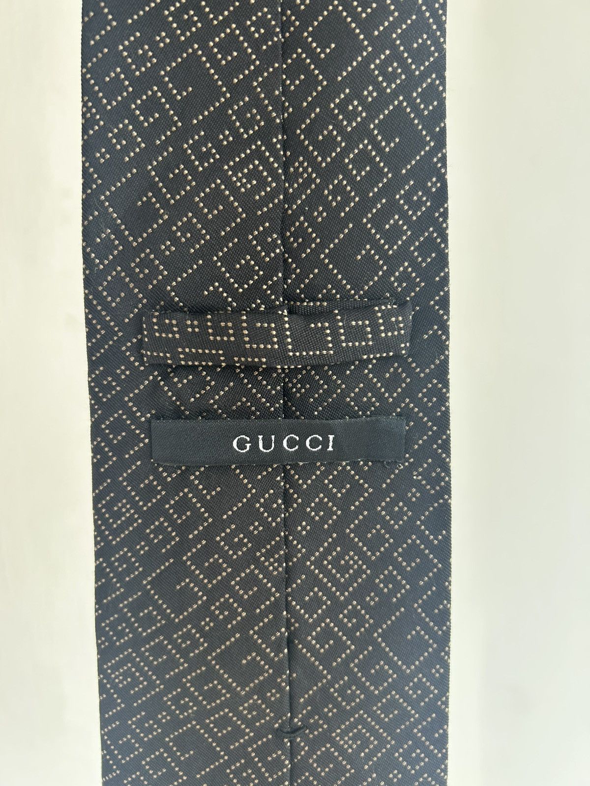 Gucci Gucci Vintage Tie Black G Monogram Size ONE SIZE - 7 Thumbnail