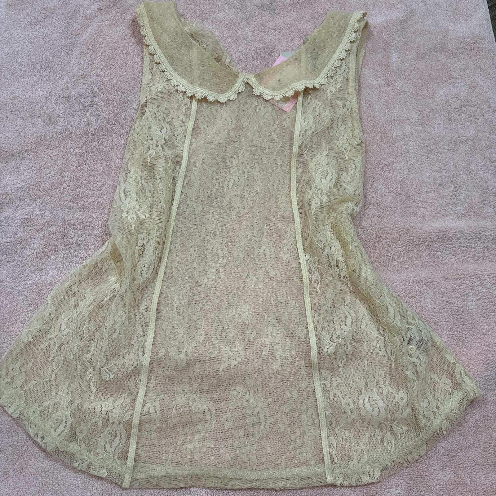 Arizona Jean Co. y2k lace polka dot fairy core top Size L / US 10 / IT 46 - 1 Thumbnail