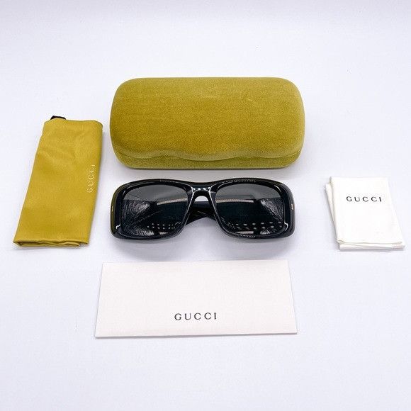 Gucci NEW GUCCI GG1080S 001 OVERSIZED SUNGLASSES GUCCI GG1080S Size ONE SIZE - 13 Thumbnail
