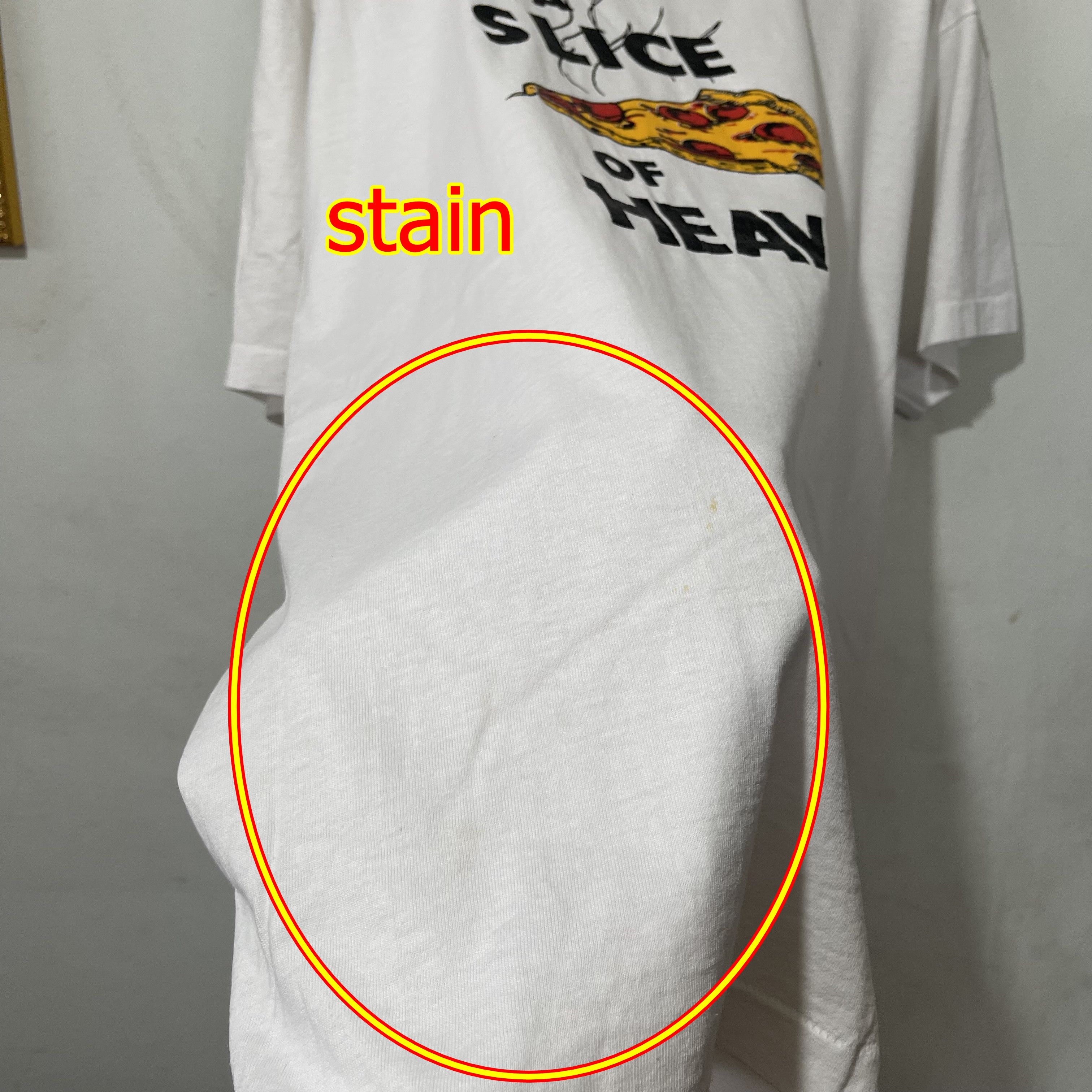 Vintage Vintage 90s Pizza T-Shirt “A Slice of Heaven” T-shirt Size US L / EU 52-54 / 3 - 8 Thumbnail