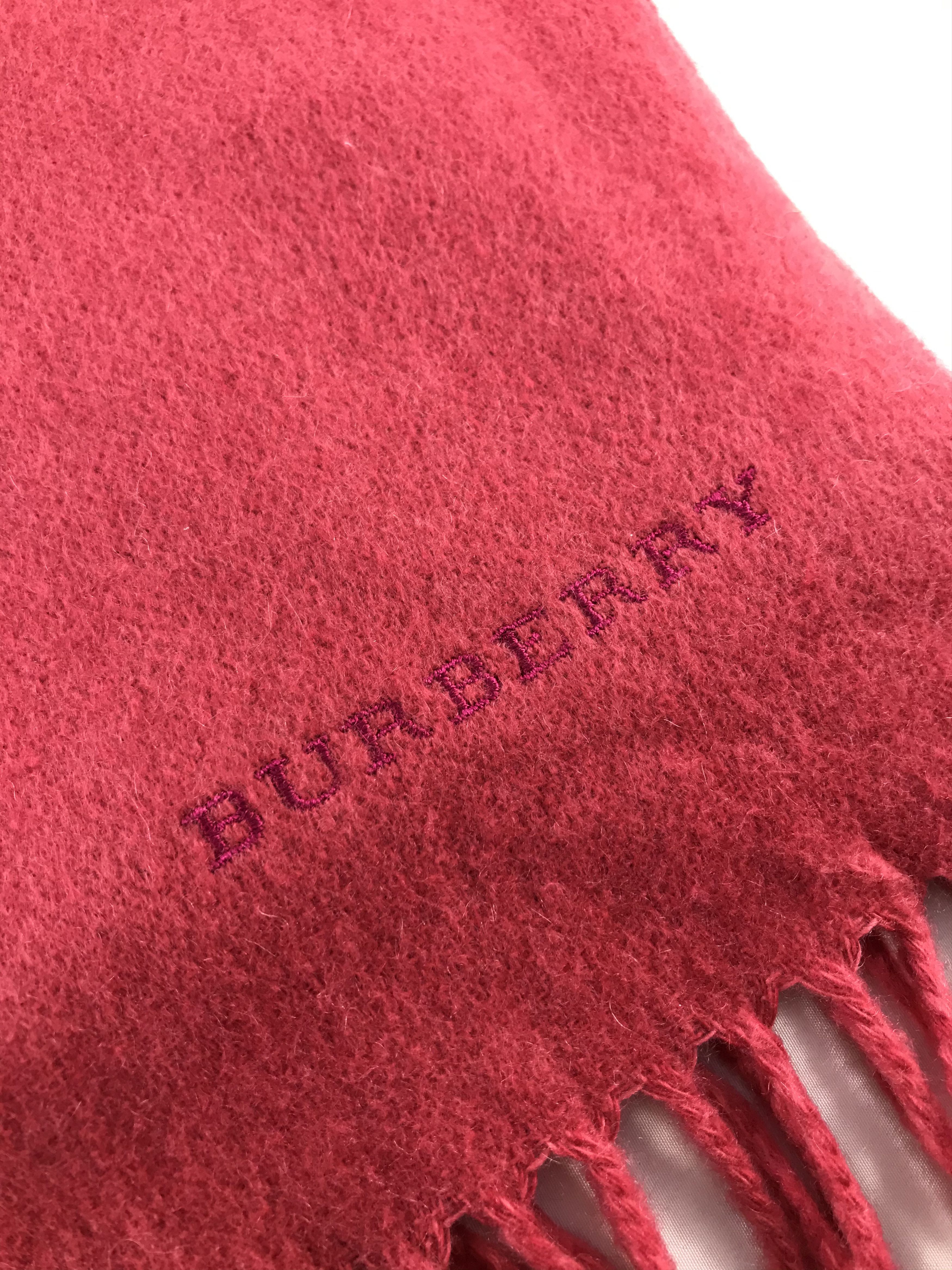 Burberry × Vintage Burberry Scarf / Muffler / Neckwear - WW1828 Size ONE SIZE - 4 Thumbnail