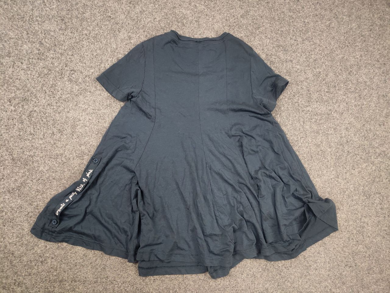 Rundholz Rundholz Design loose tunic short sleeves Dark Gray Blue Size S / US 4 / IT 40 - 10 Thumbnail