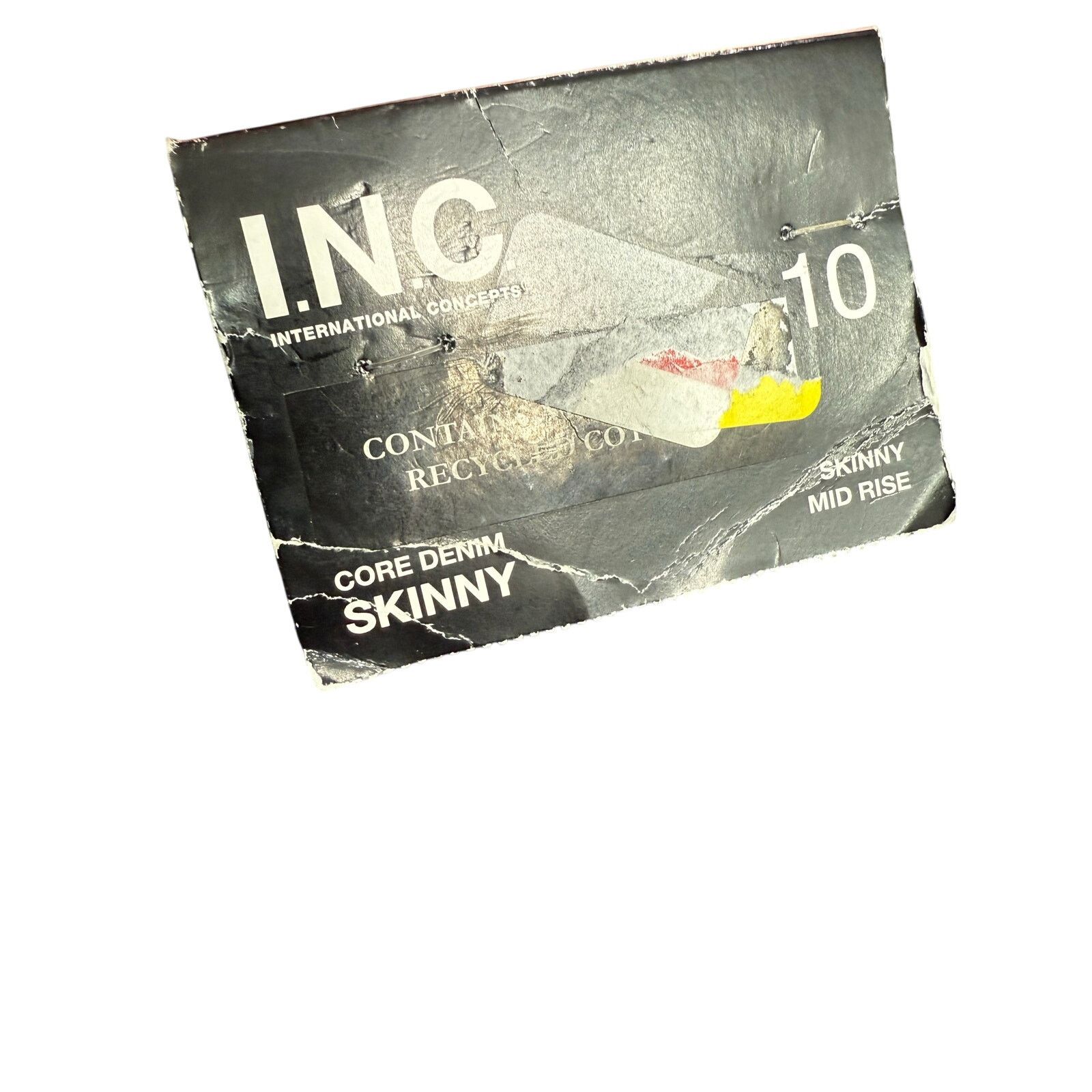 Macys Macy's INC Jeans sz 10 Coated Denim Skinny NEW # G689 Size 32" / US 10 / IT 46 - 9 Thumbnail