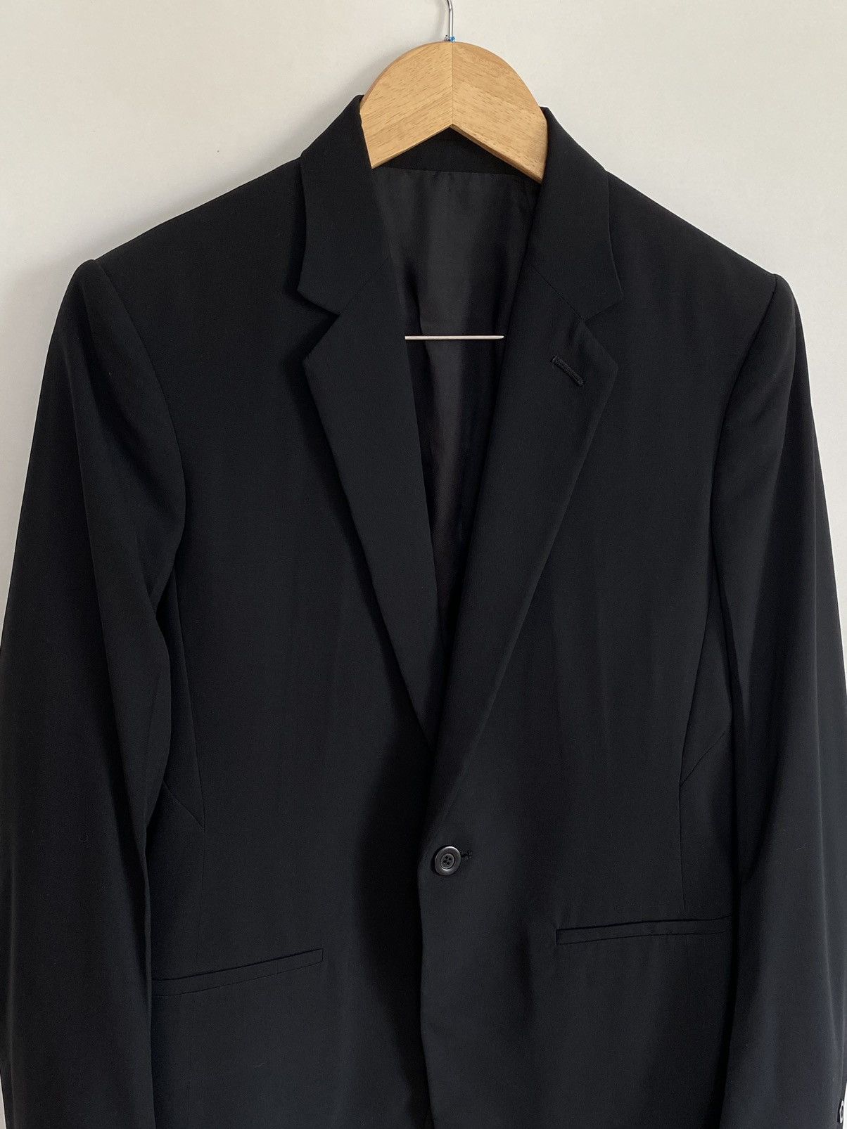 Rick Owens 🔥Rick Owens Soft Wool Single Button Tailored Jacket Black Size US M / EU 48-50 / 2 - 5 Thumbnail