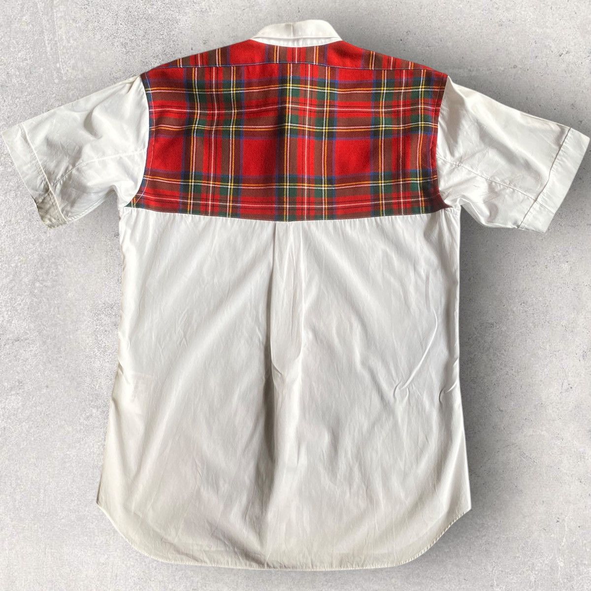 Comme des Garcons CDG Shirt Back Red Tartan Panel Size US M / EU 48-50 / 2 - 3 Thumbnail