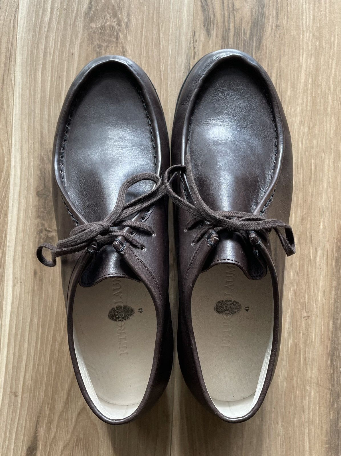 PETROSOLAUM Dark Brown Tyrolean Shoes Size US 8 / EU 41 - 3 Thumbnail